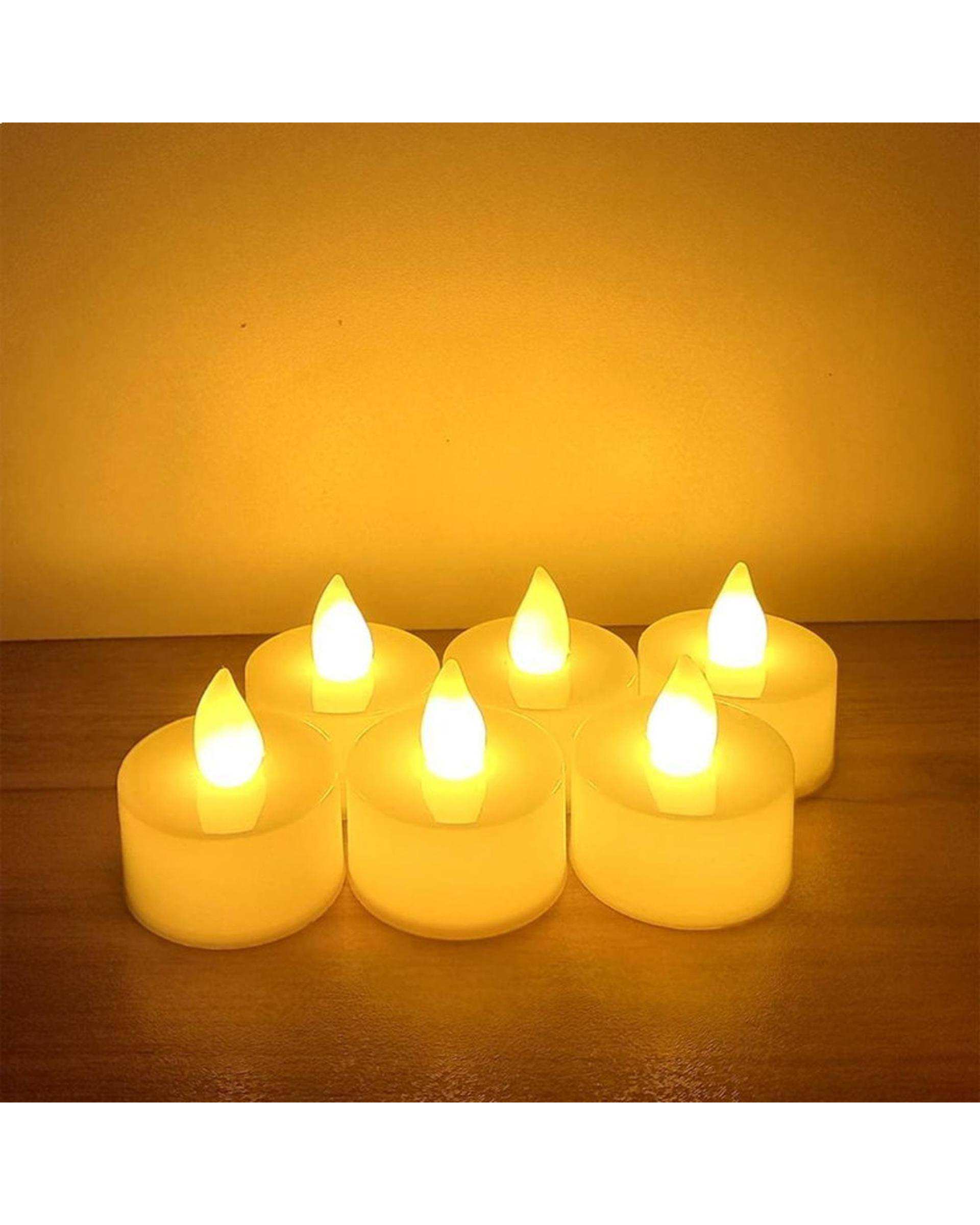 شمع ال ای دی وارمر مدل Flashing مجموعه 2 عددی