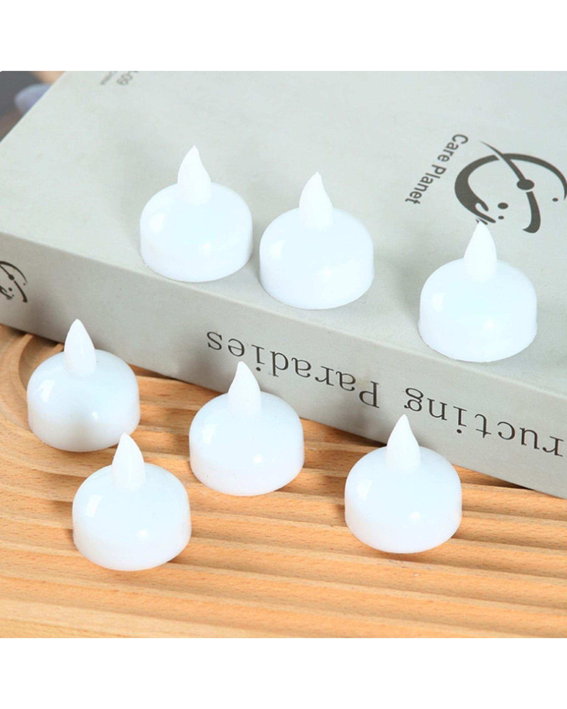 شمع ال ای دی شناور مدل Floating مجموعه 2 عددی