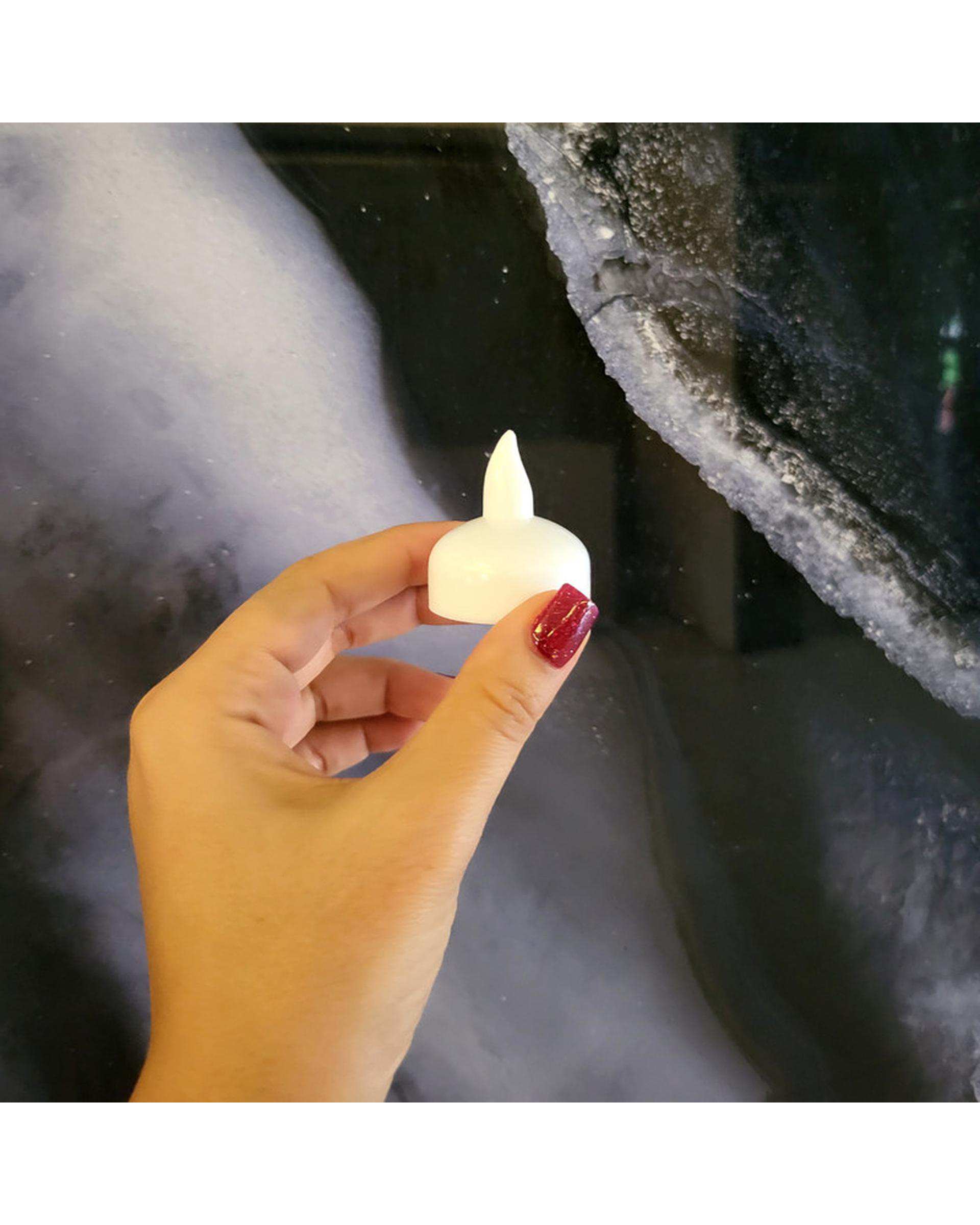 شمع ال ای دی شناور مدل Floating مجموعه 2 عددی