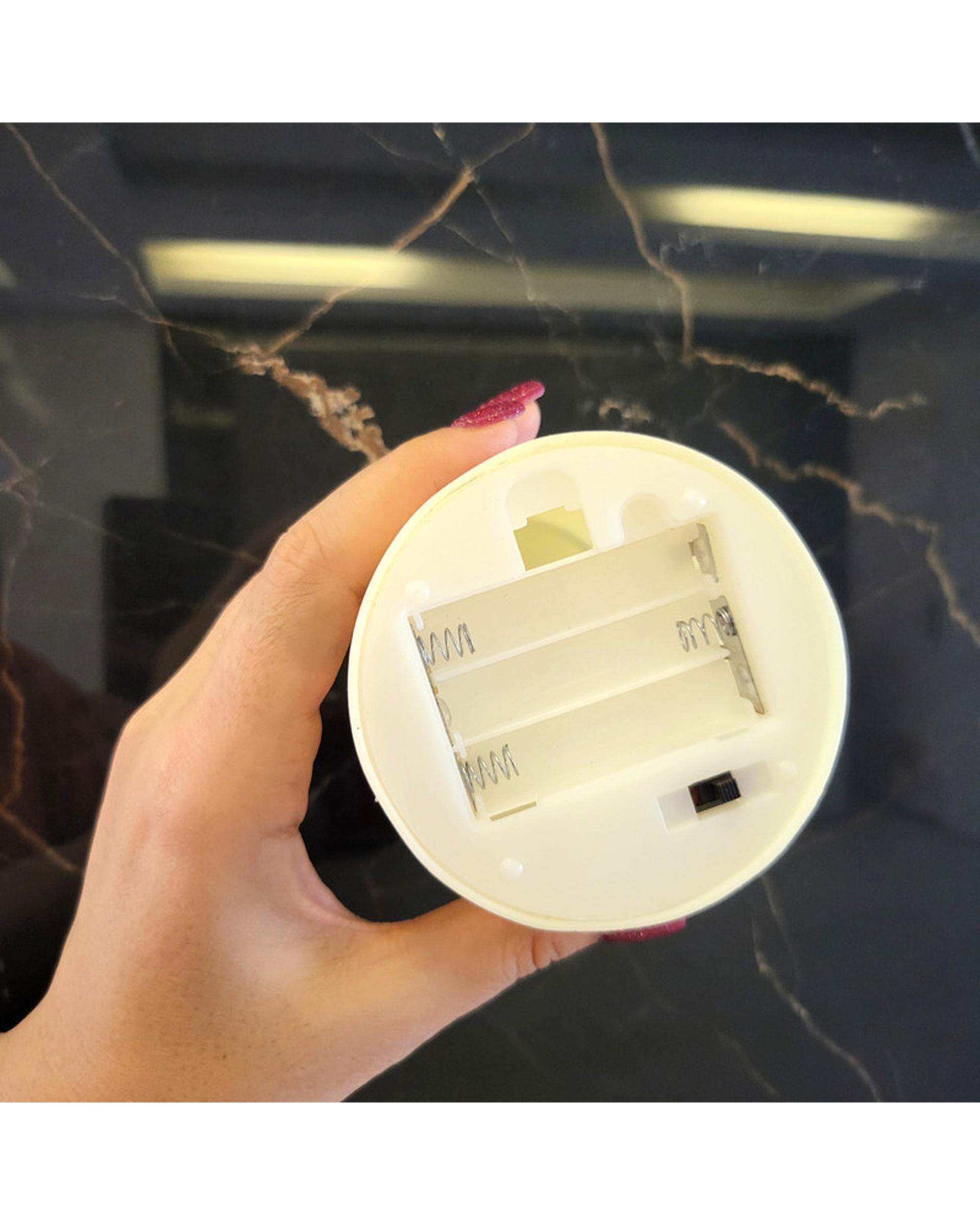 شمع ال ای دی مدل شعله متحرک کد 12 مجموعه 2 عددی