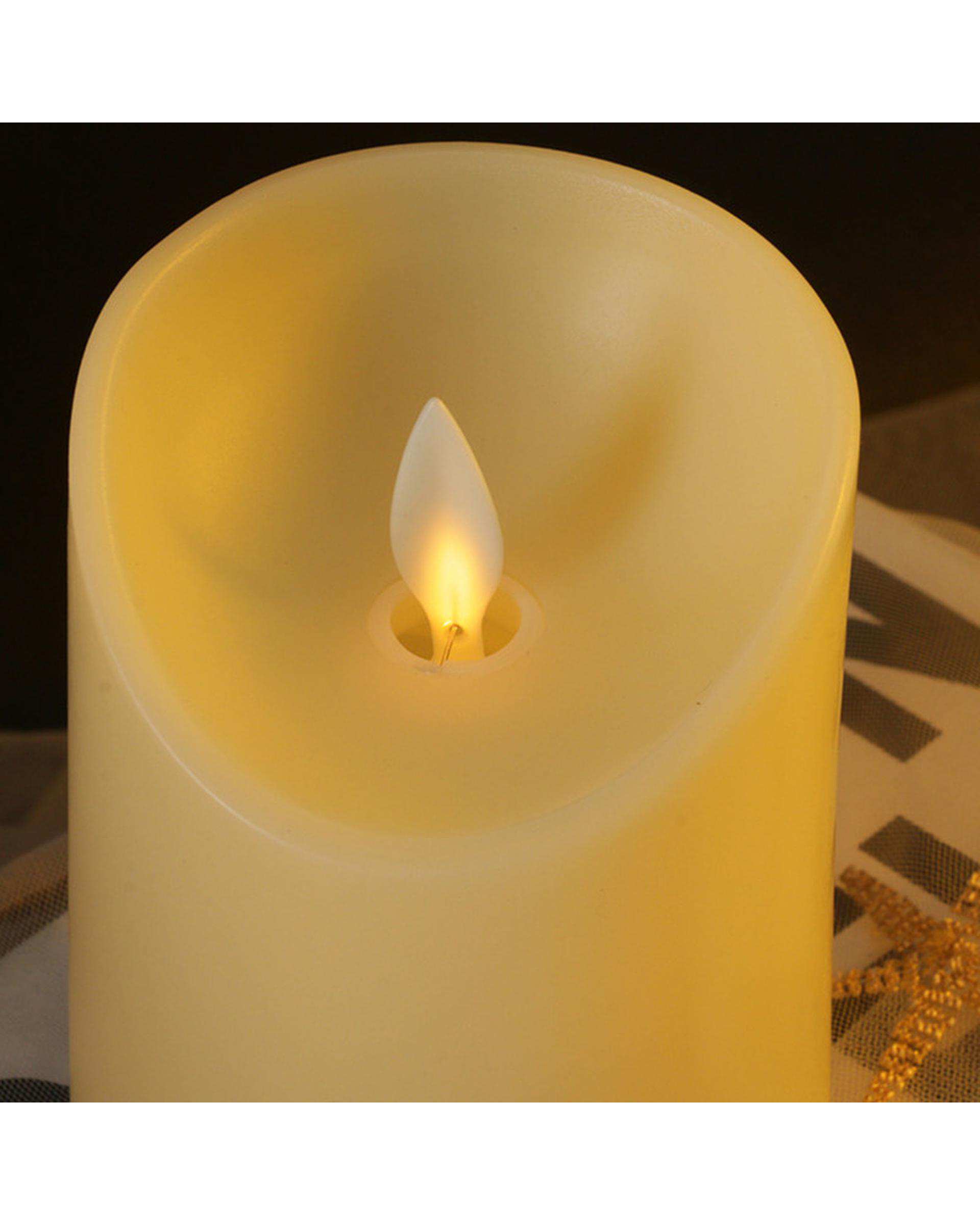 شمع ال ای دی مدل شعله متحرک کد 12 مجموعه 2 عددی