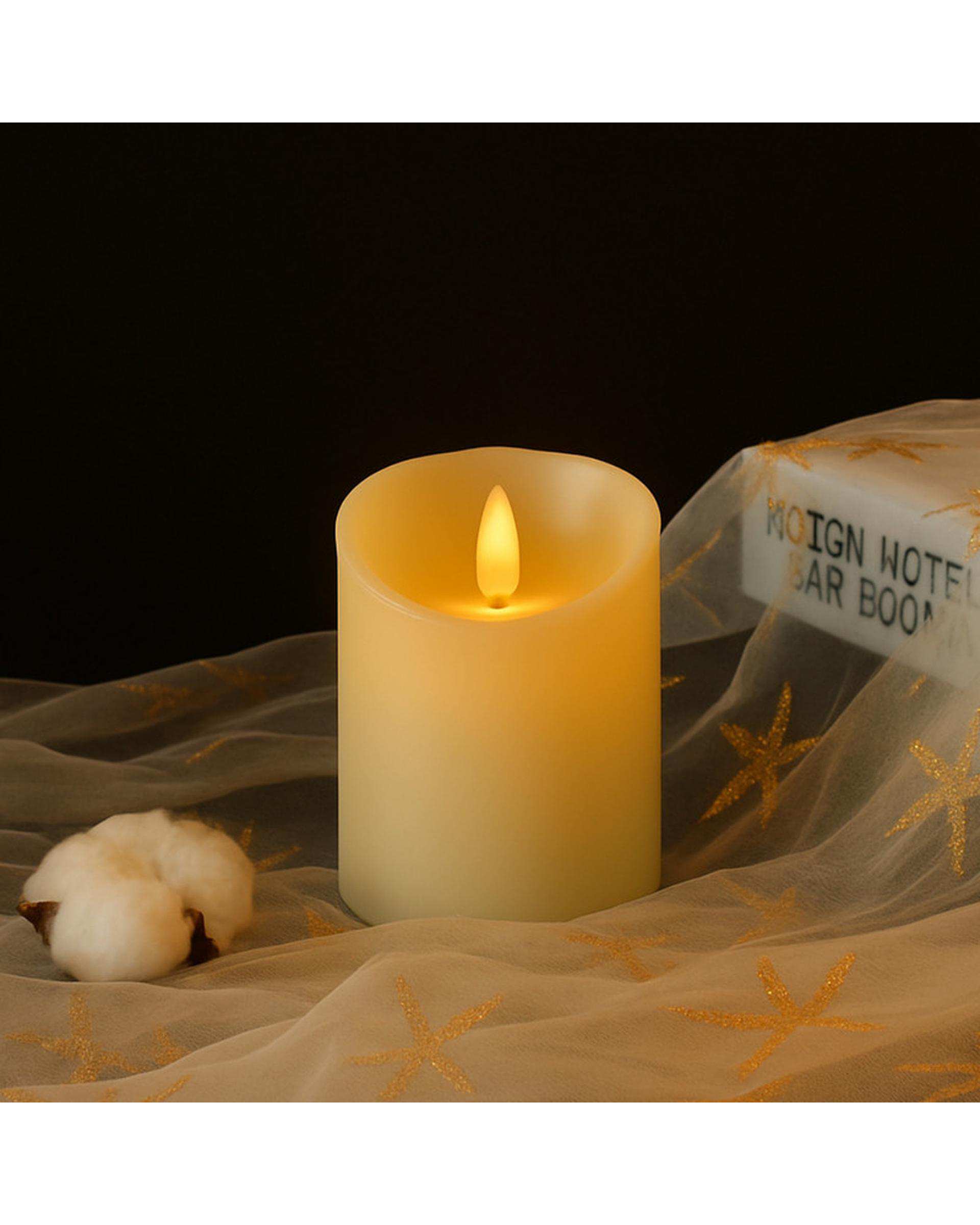 شمع ال ای دی مدل شعله متحرک کد 12 مجموعه 2 عددی