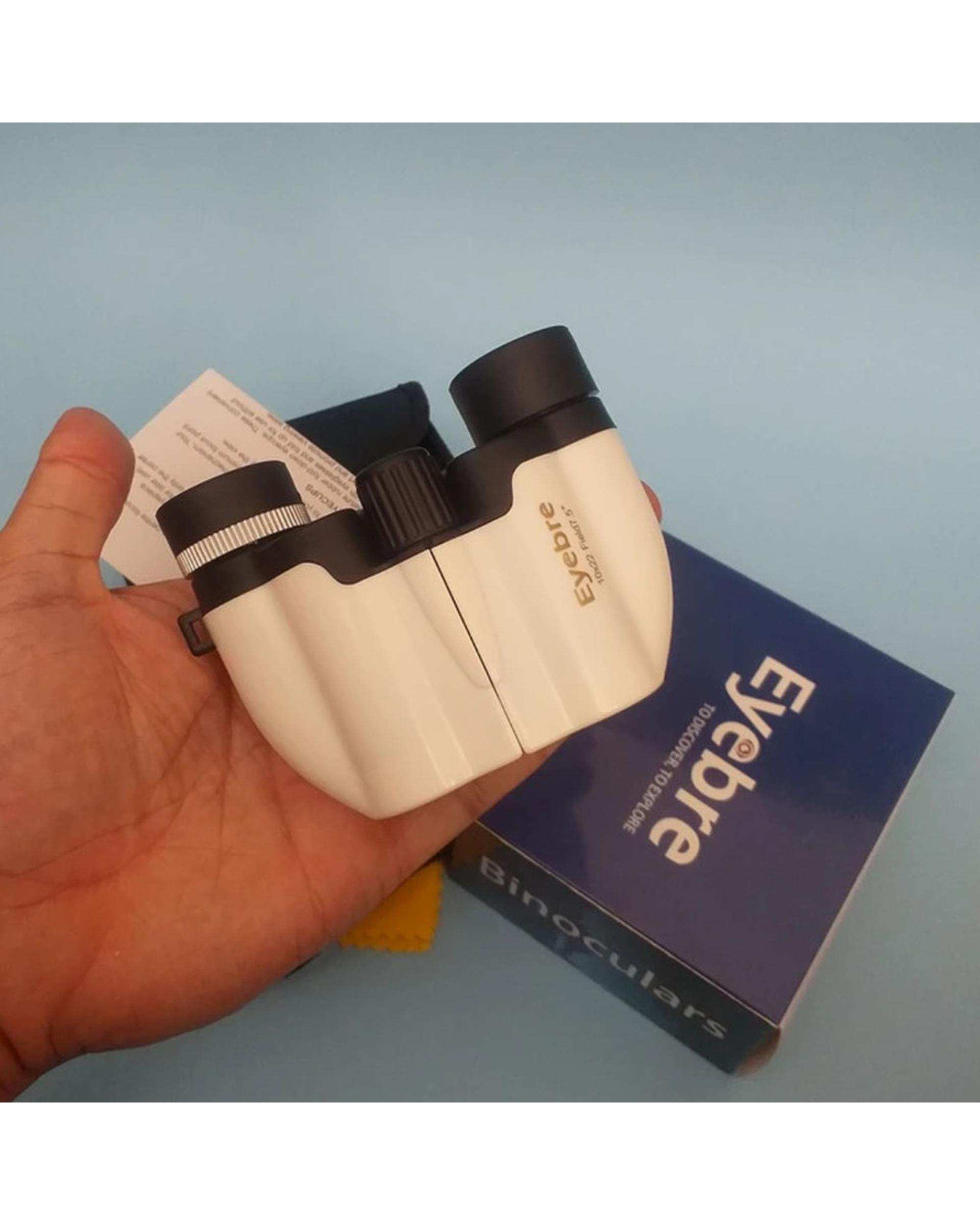 دوربین دو چشمی سفید آی بر Eyebre مدل 10X22 کد Fiehd7.5