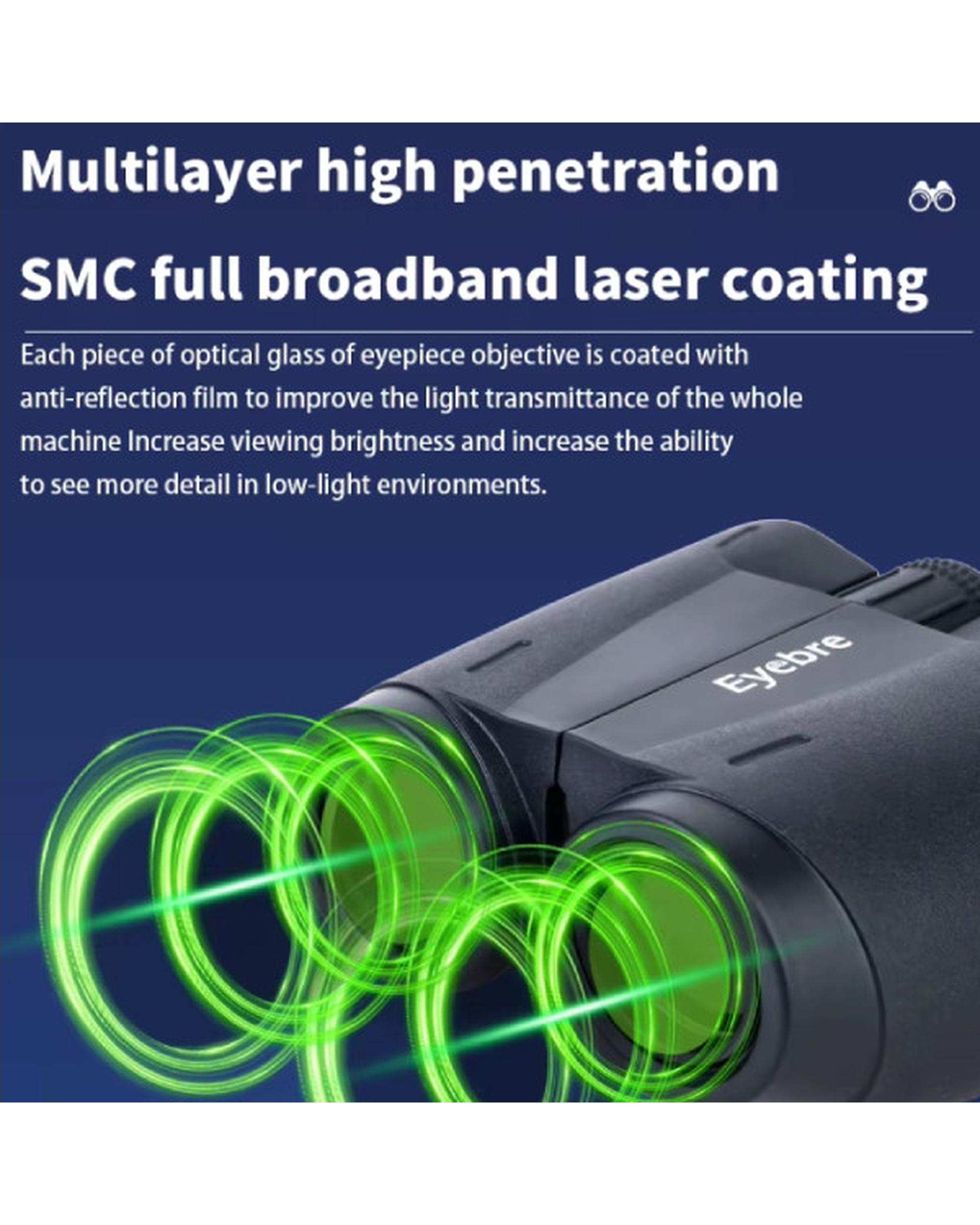 دوربین دوچشمی طوسی آی بر Eyebre مدل BINOCULARS کد 10x25