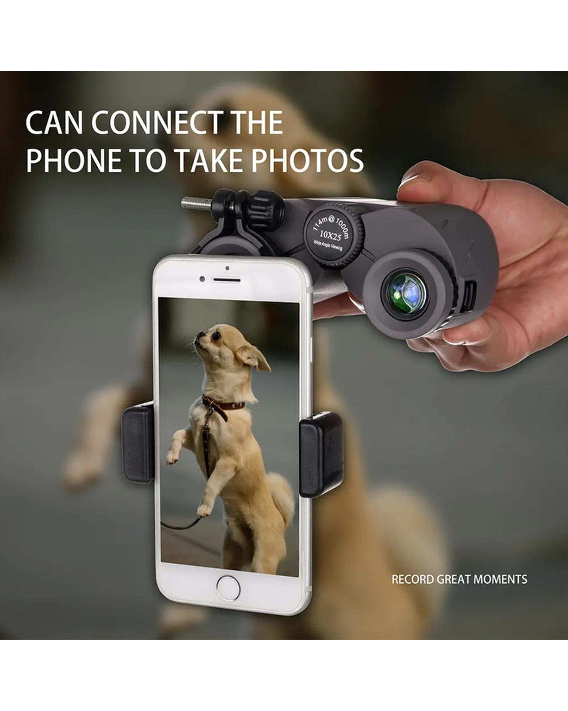 دوربین دوچشمی طوسی آی بر Eyebre مدل BINOCULARS کد 10x25