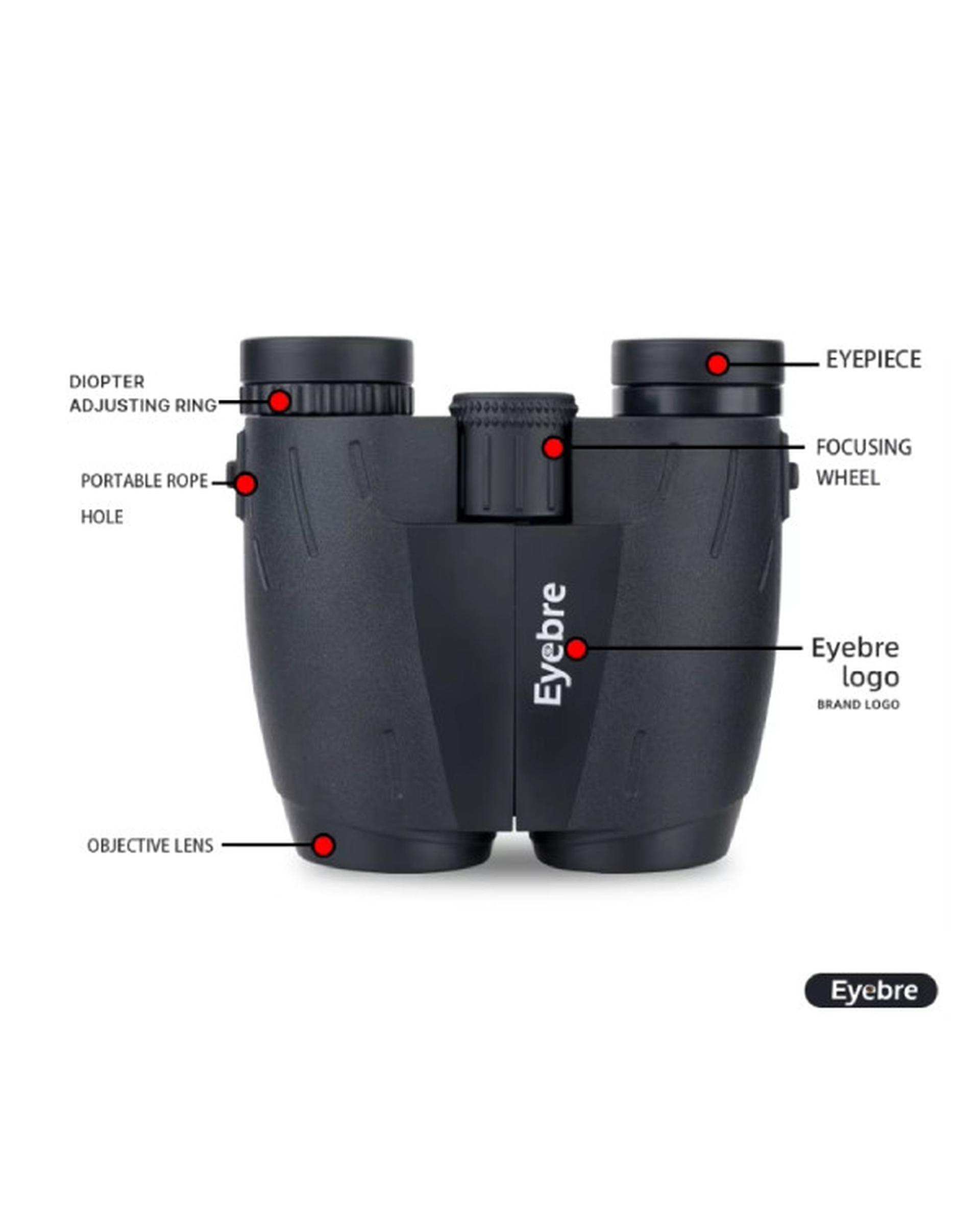 دوربین دوچشمی طوسی آی بر Eyebre مدل BINOCULARS کد 10x25