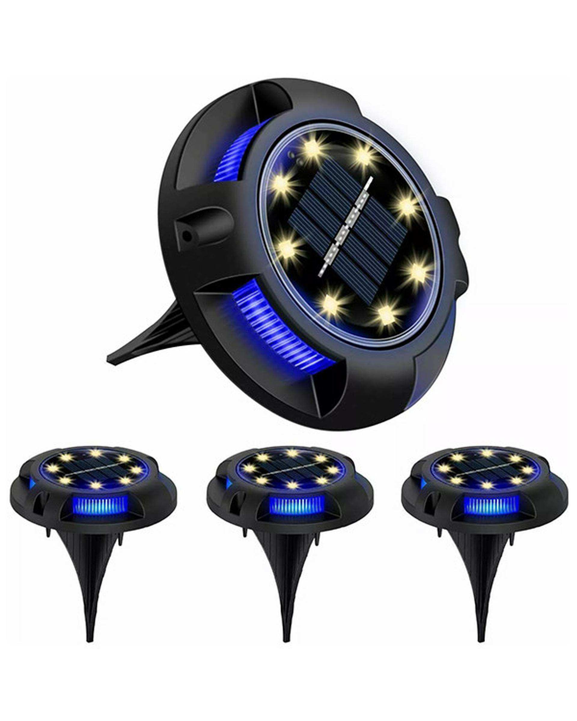 چراغ دفنی خورشیدی مدل C71 مجموعه 4 عددی