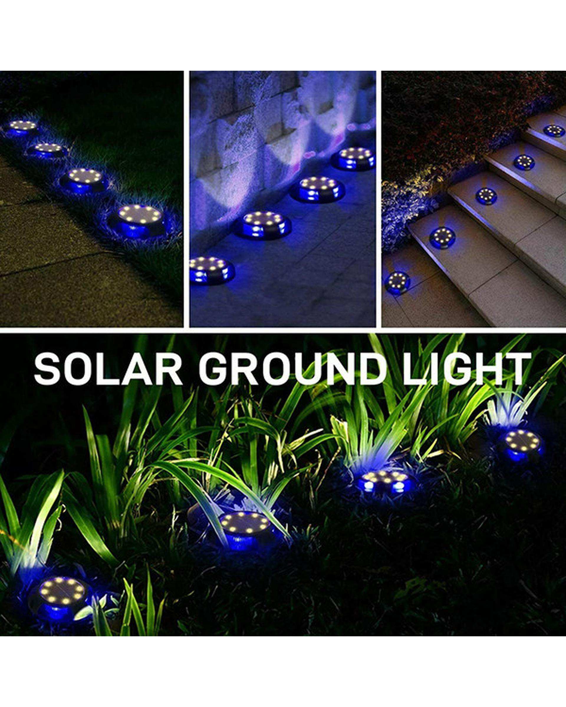 چراغ دفنی خورشیدی مدل C71 مجموعه 4 عددی