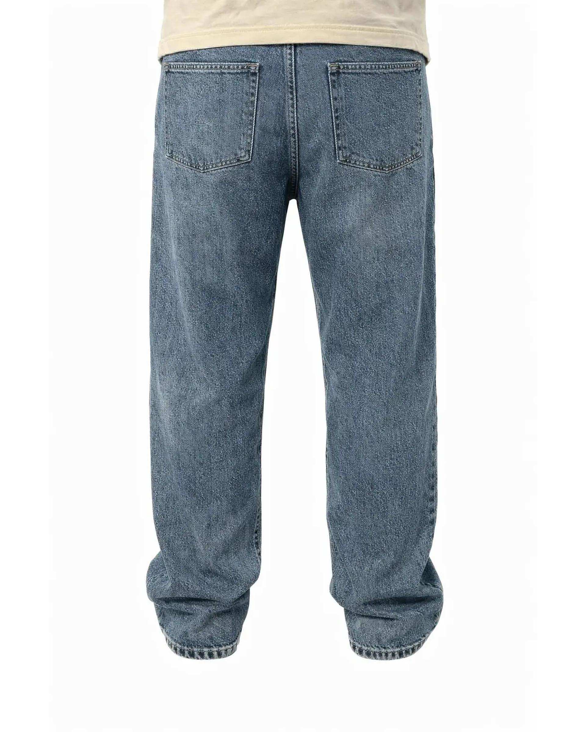 شلوار جین مردانه نیم بگ آبی آماهی Amahi کد 3001010