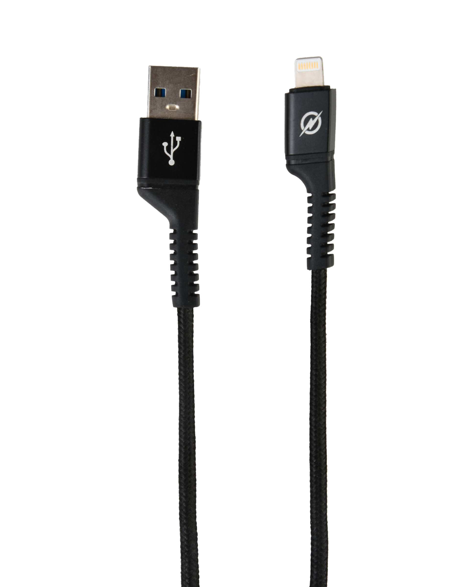 کابل شارژ USB به لایتنینگ مشکی موکسوم