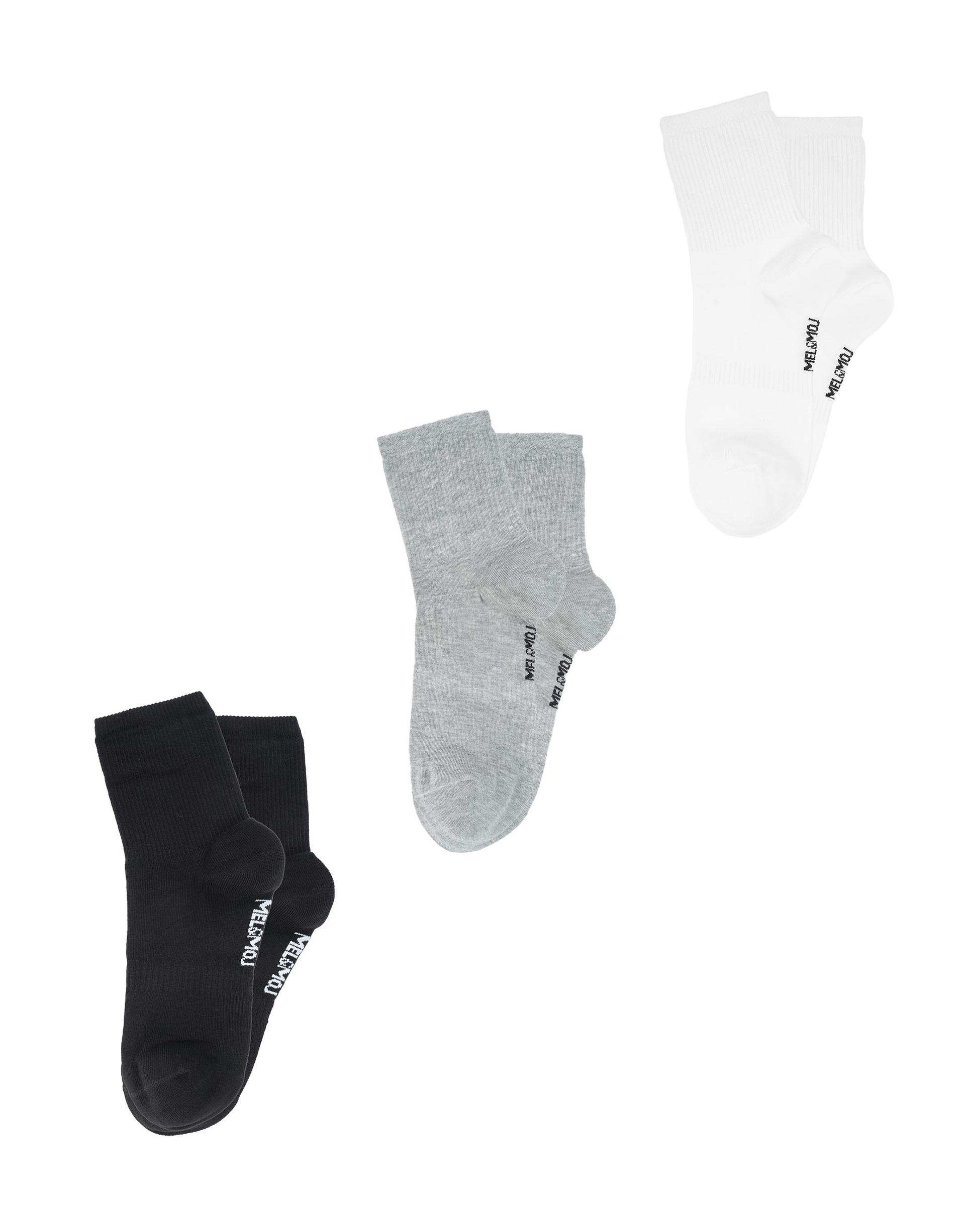 جوراب مردانه ساقدار مل اند موژ Mel & Moj کد M08917 بسته 3 عددی