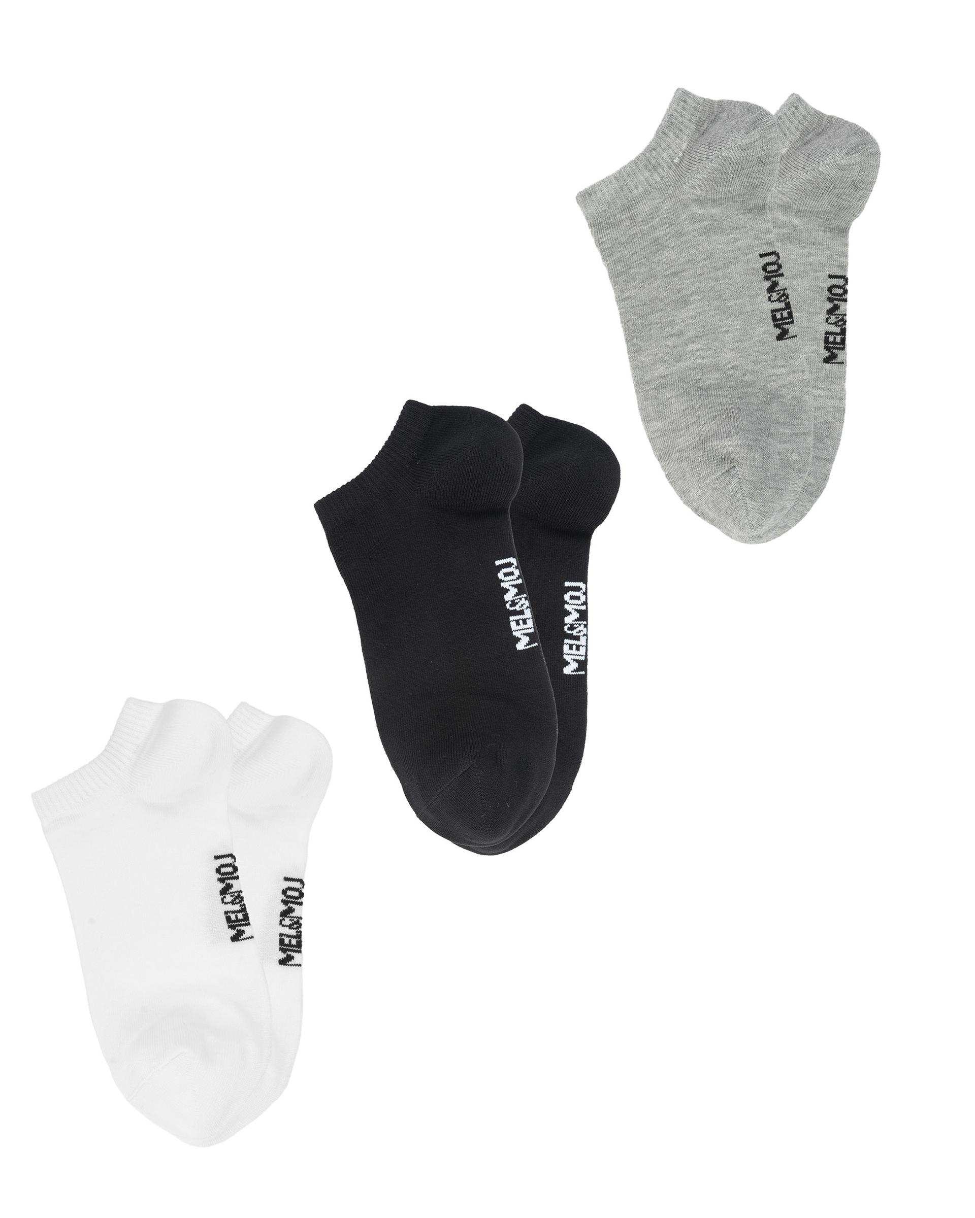 جوراب زنانه مچی مل اند موژ Mel & Moj کد W08923 بسته 3 عددی