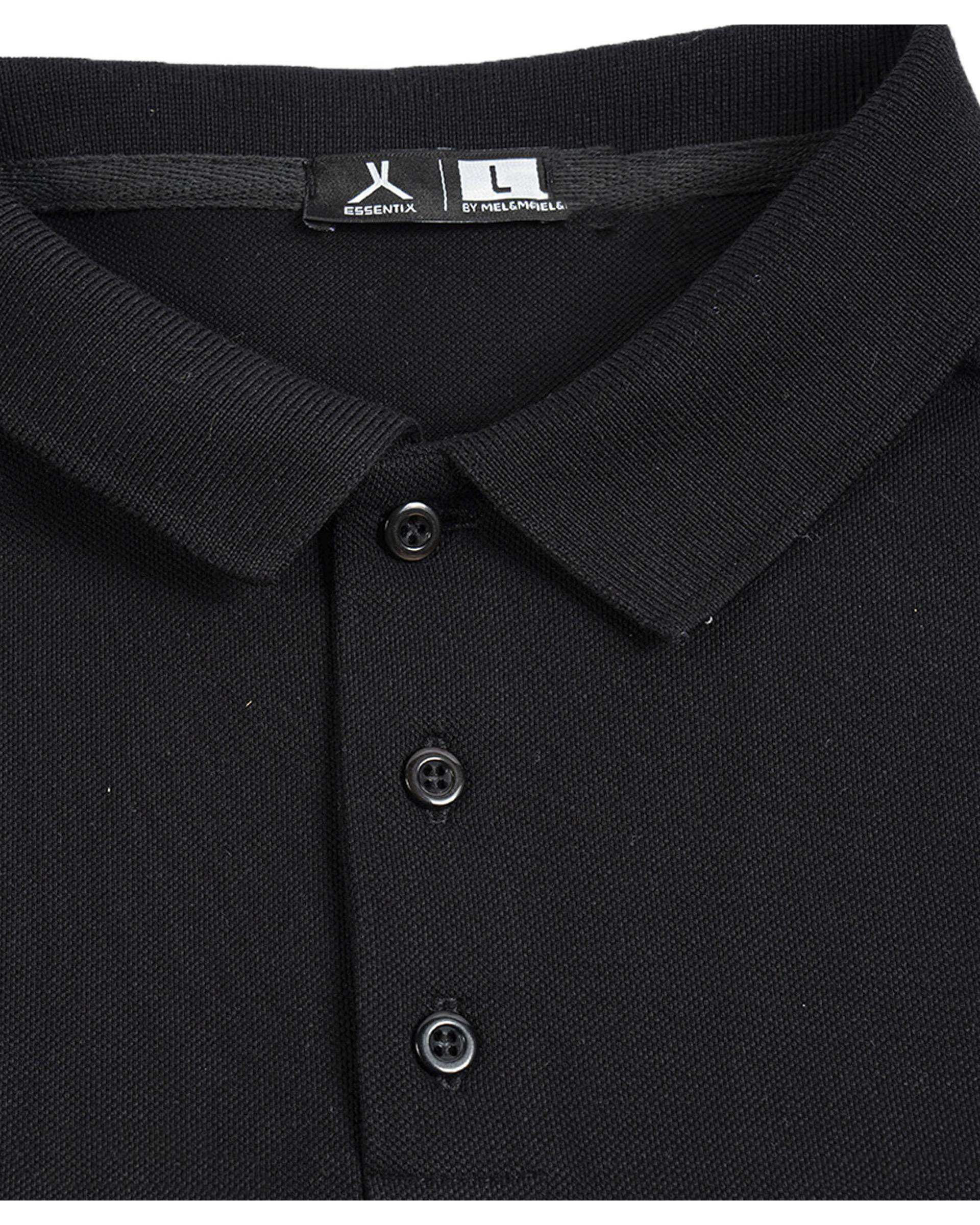 پولوشرت مردانه مشکی مل اند موژ Mel & Moj کد M09112