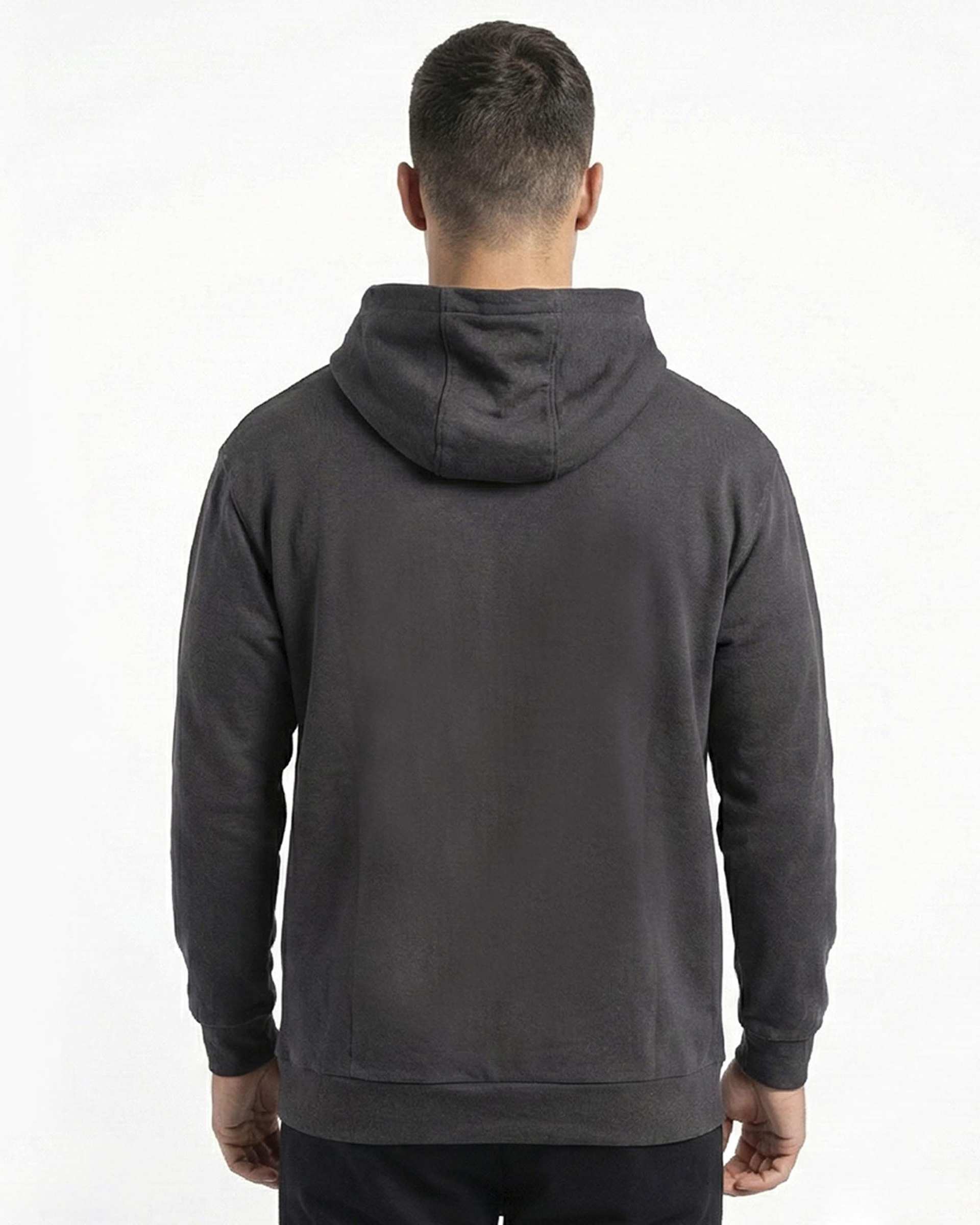 هودی ورزشی مردانه دودی تیره مل اند موژ Mel & Moj کد M09126