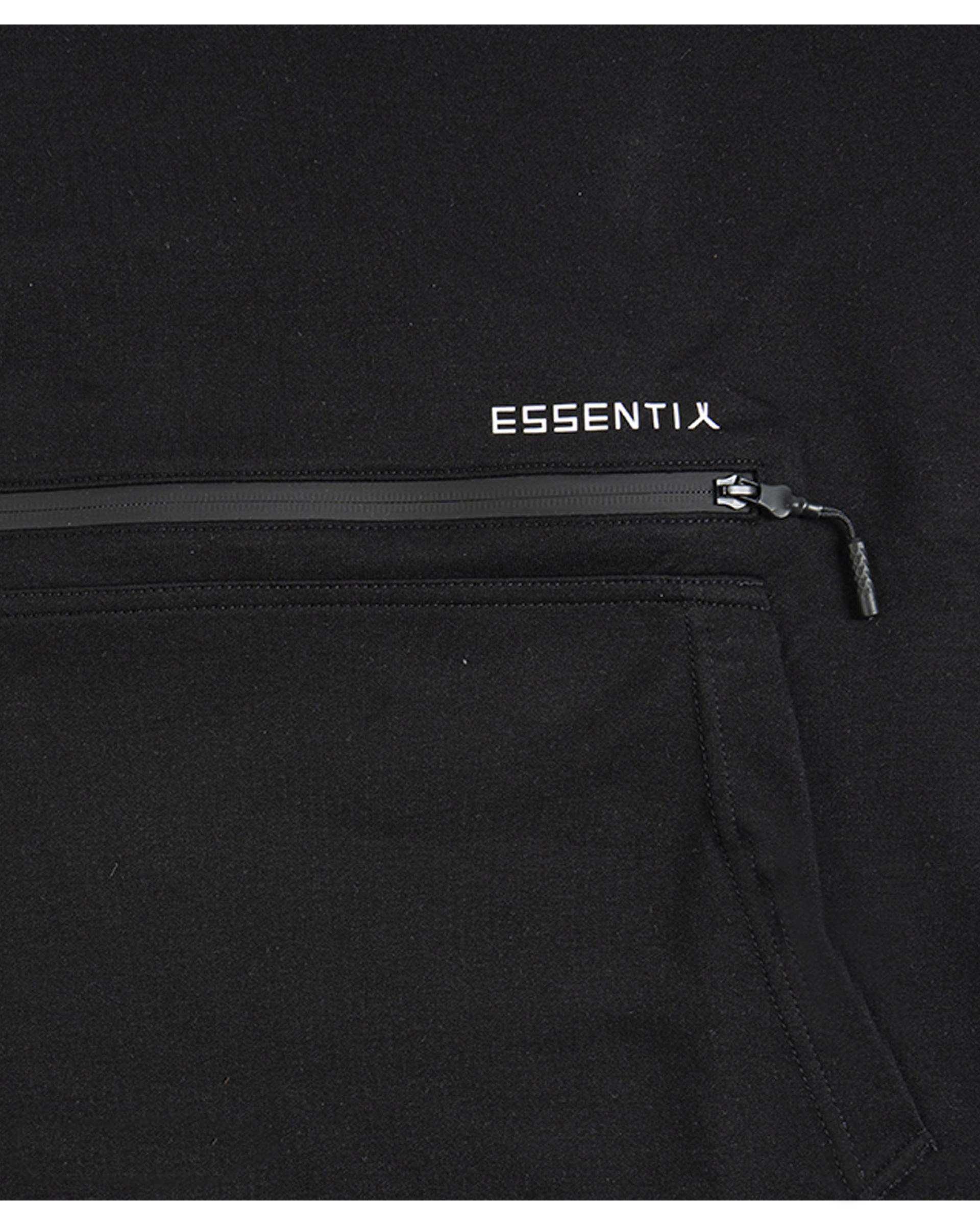 هودی ورزشی مردانه مشکی مل اند موژ Mel & Moj کد M09126