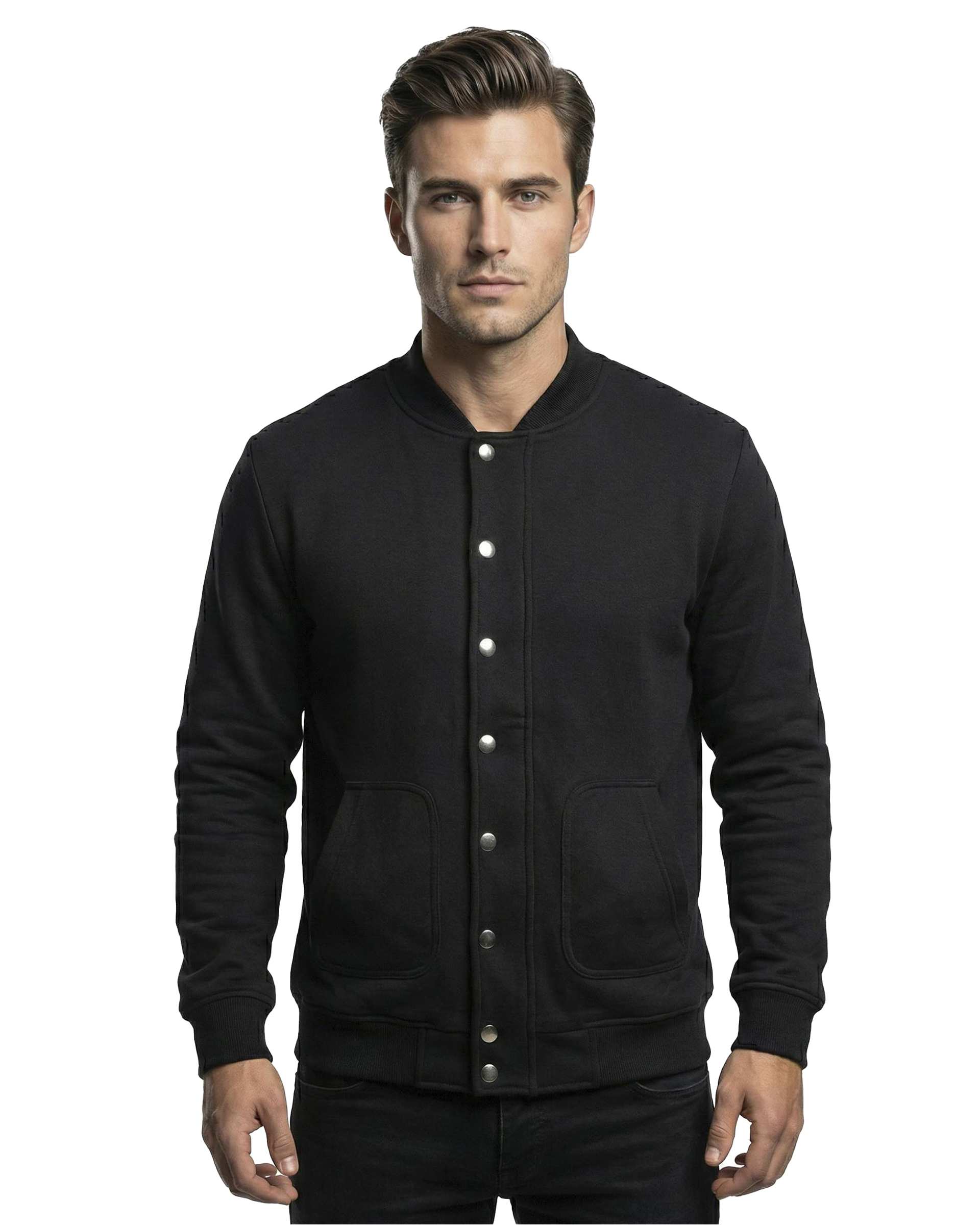 سویشرت مردانه مشکی مل اند موژ Mel & Moj کد M09127