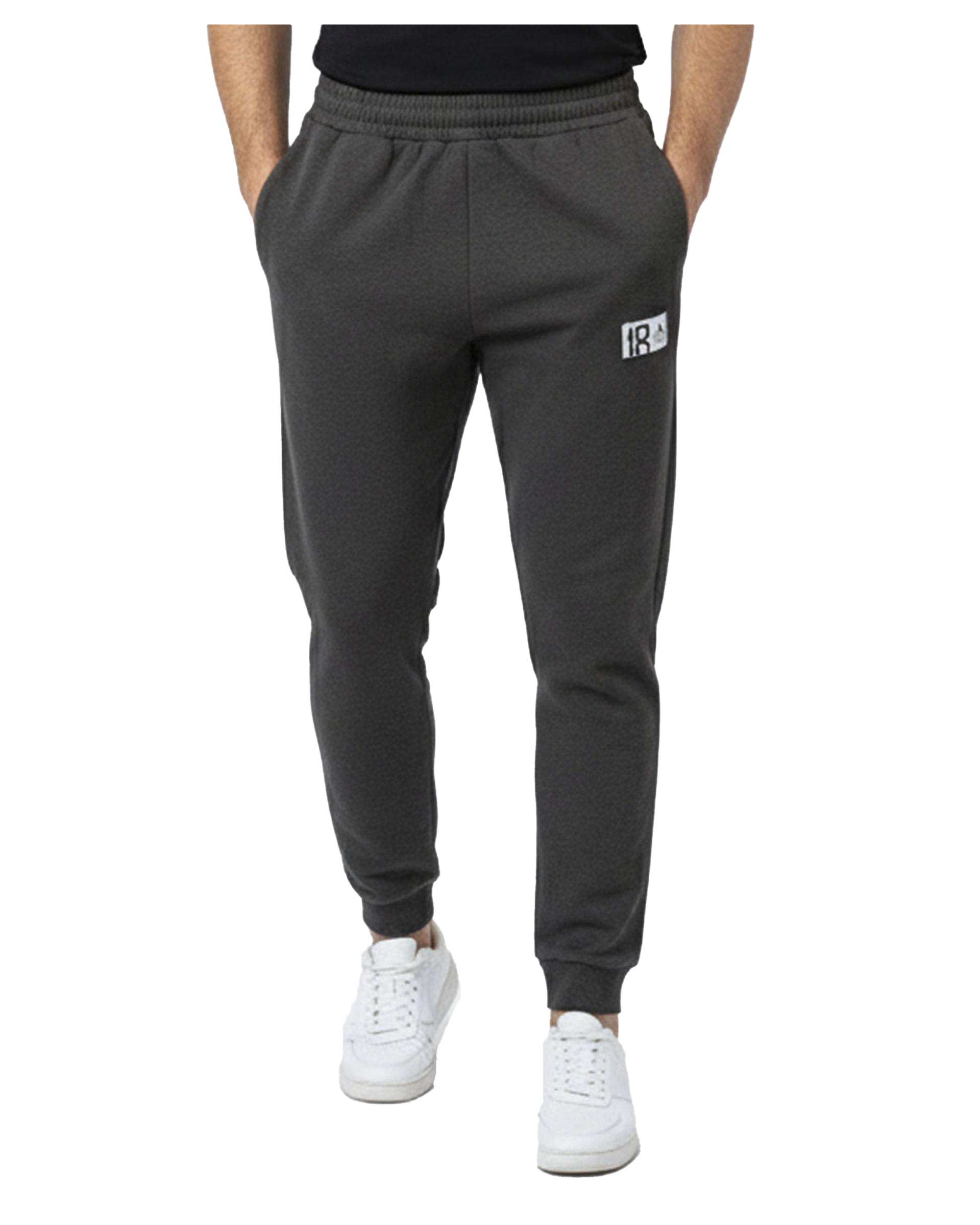 شلوار ورزشی مردانه طوسی تیره مل اند موژ Mel & Moj کد M09132