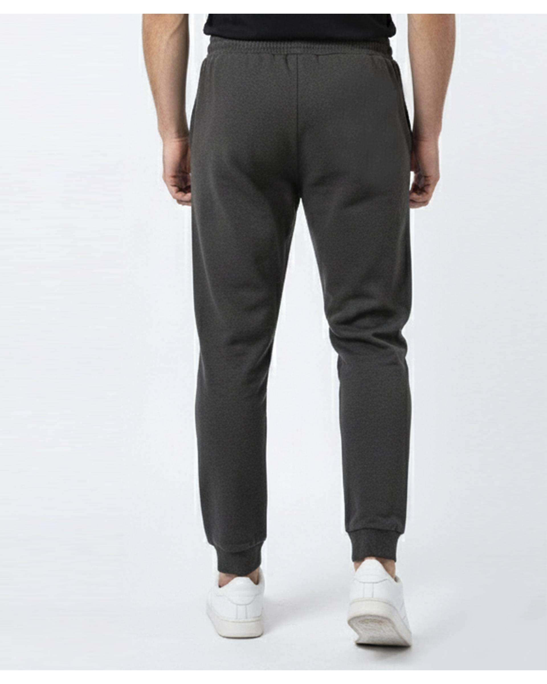 شلوار ورزشی مردانه طوسی تیره مل اند موژ Mel & Moj کد M09132