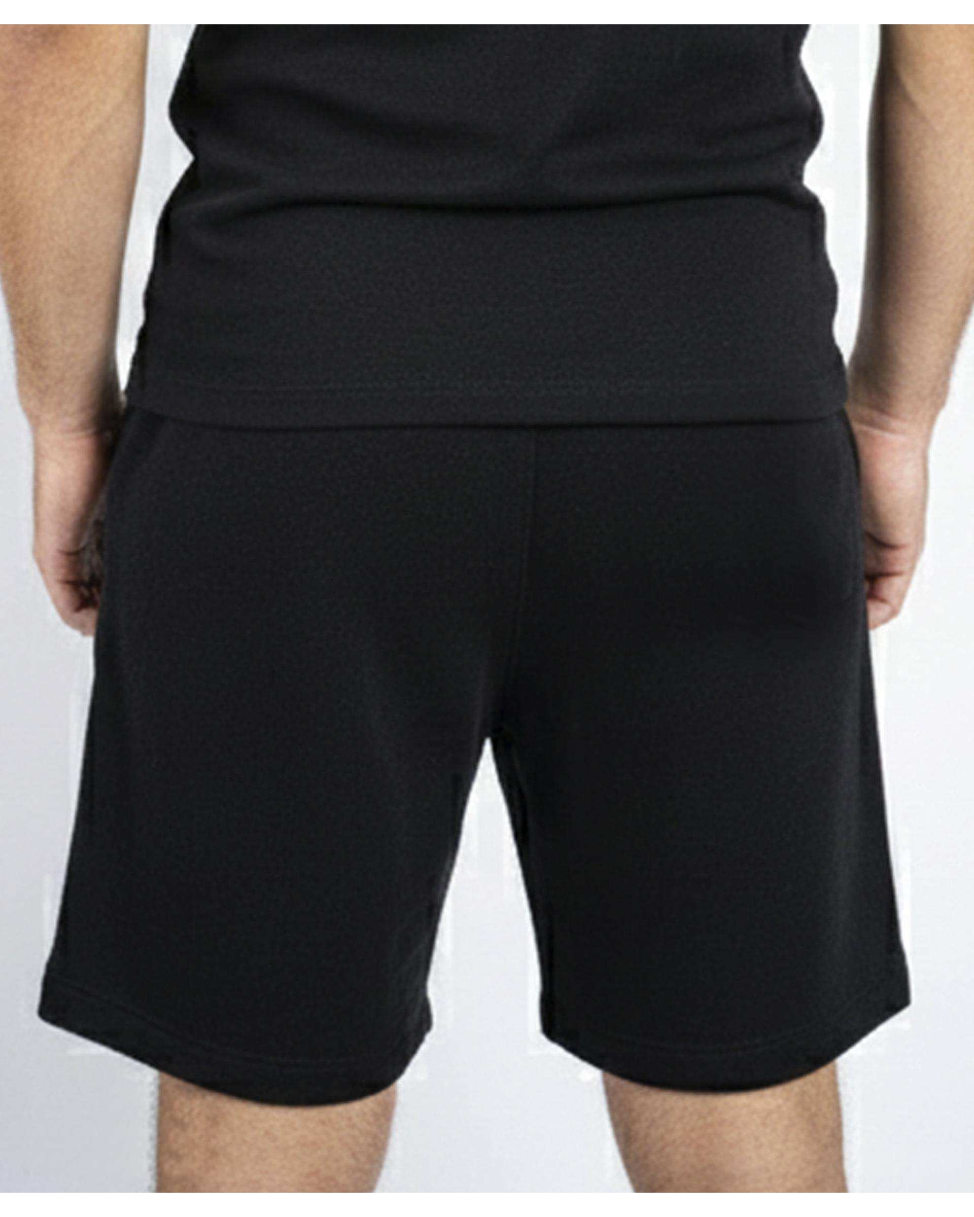 شلوارک ورزشی مردانه مشکی مل اند موژ Mel & Moj کد M09133