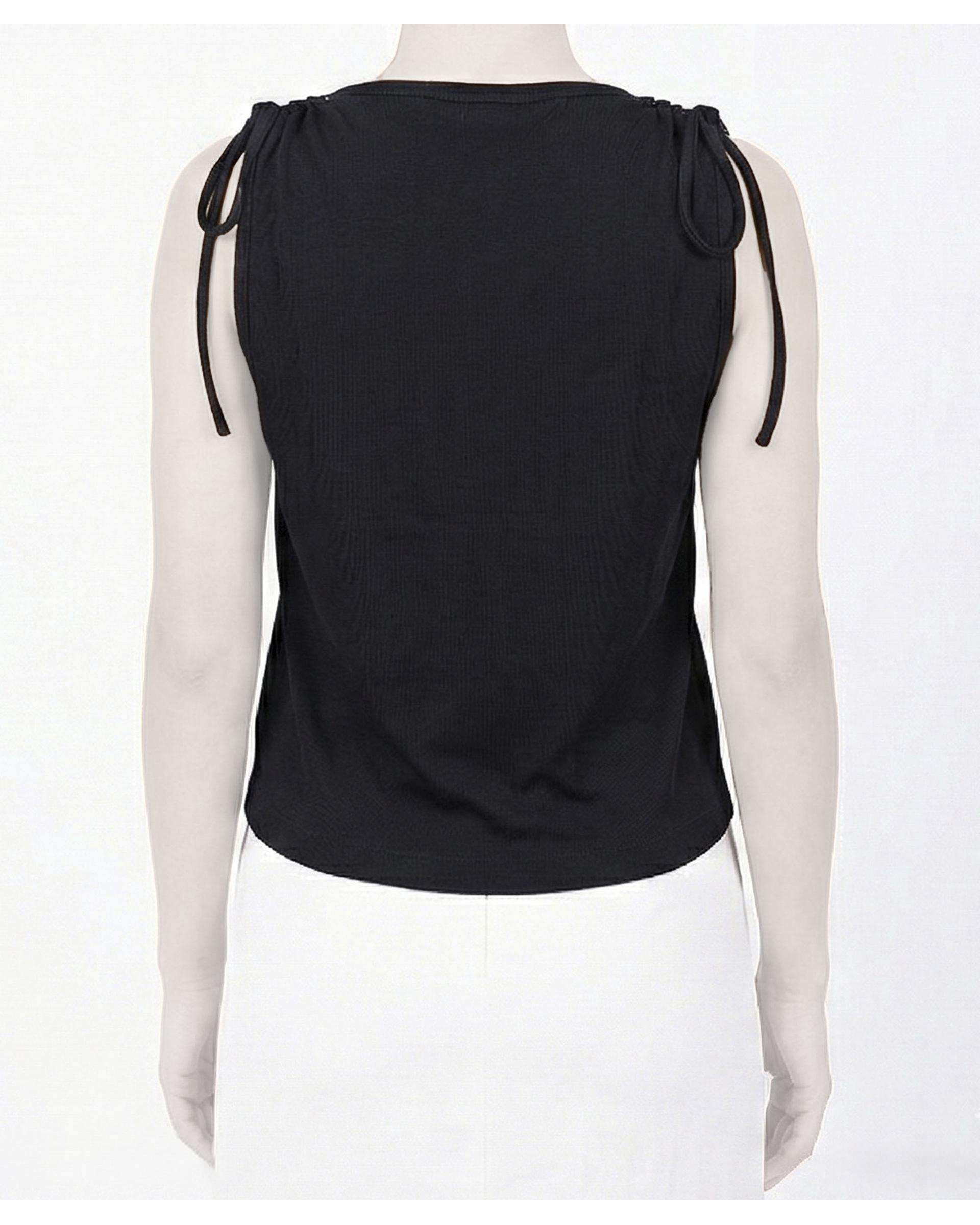 تاپ زنانه مشکی مل اند موژ Mel & Moj کد W09137