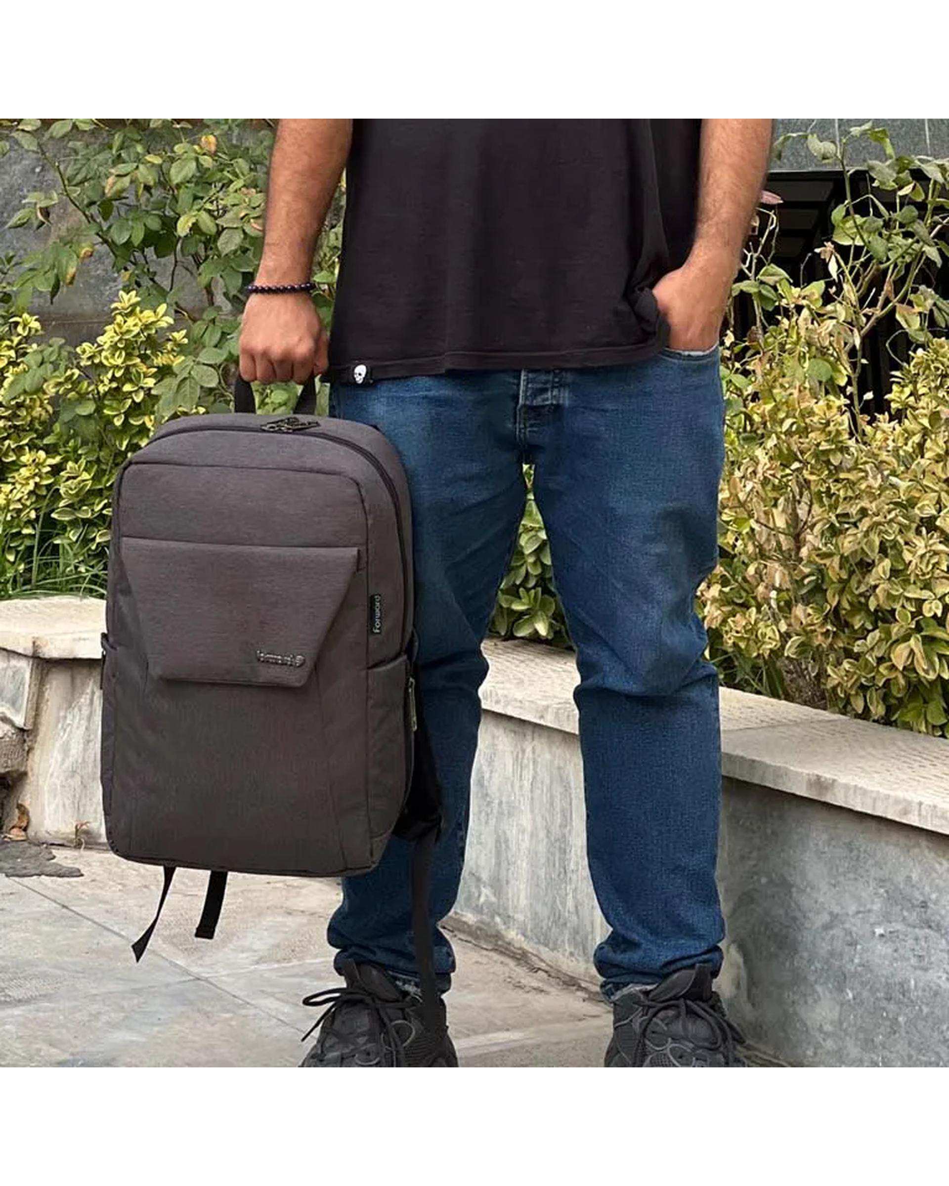 کوله پشتی طوسی قهوه ای فوروارد Forward مدل FCLT6501