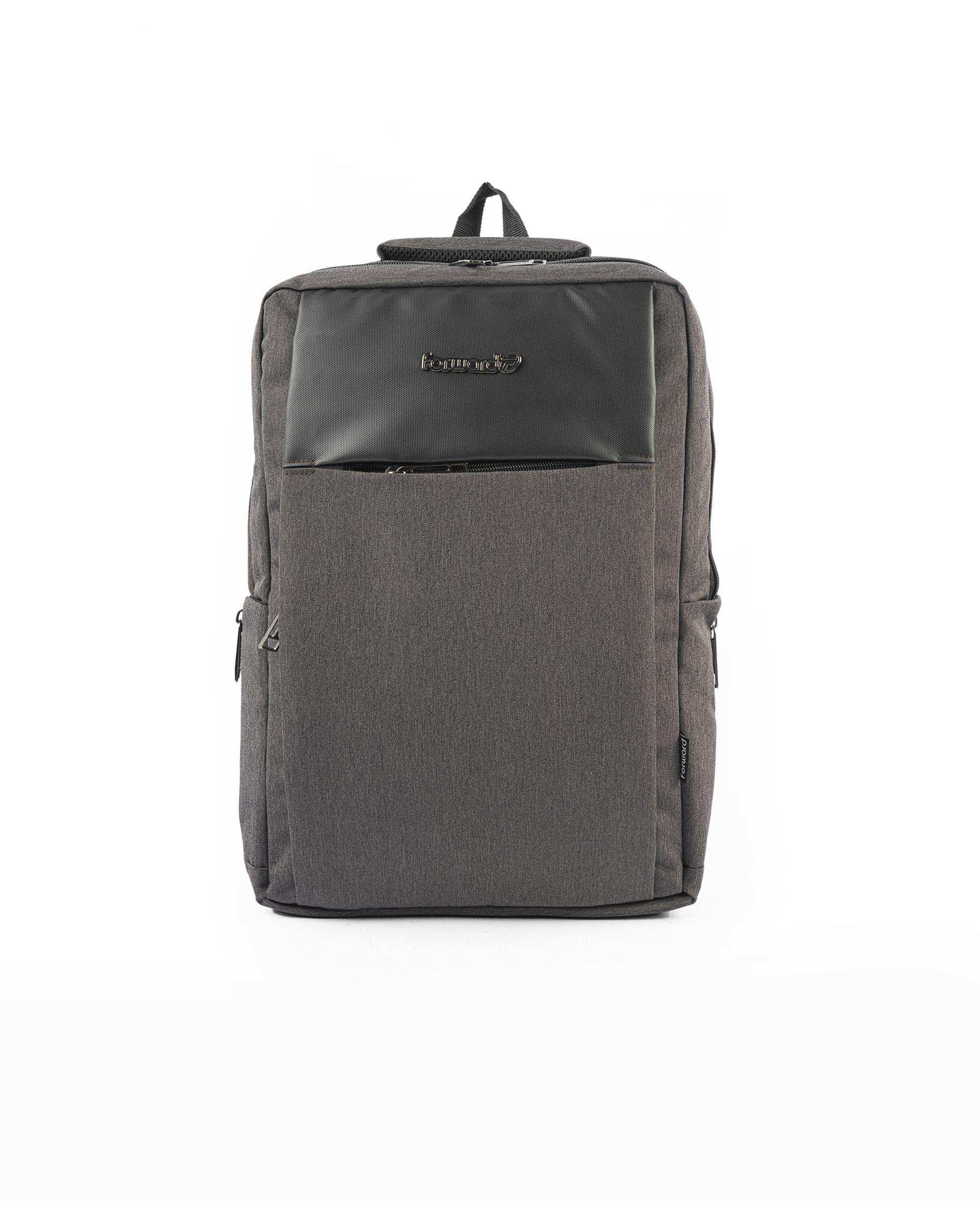 کوله پشتی لپ تاپ طوسی قهوه ای فوروارد Forward مدل FCLT65022