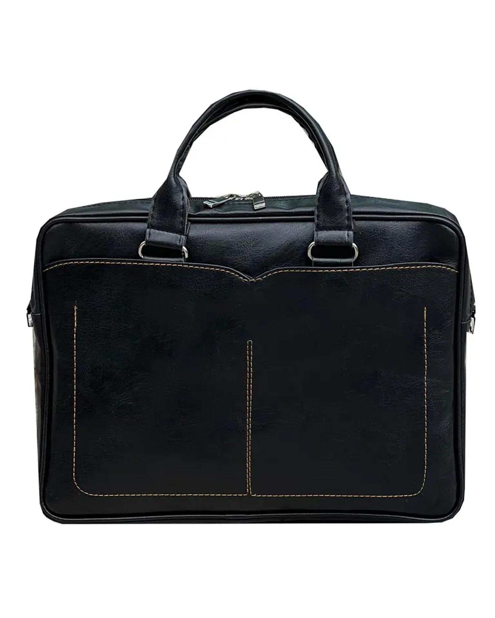 کیف اداری مردانه مشکی مدل MT004