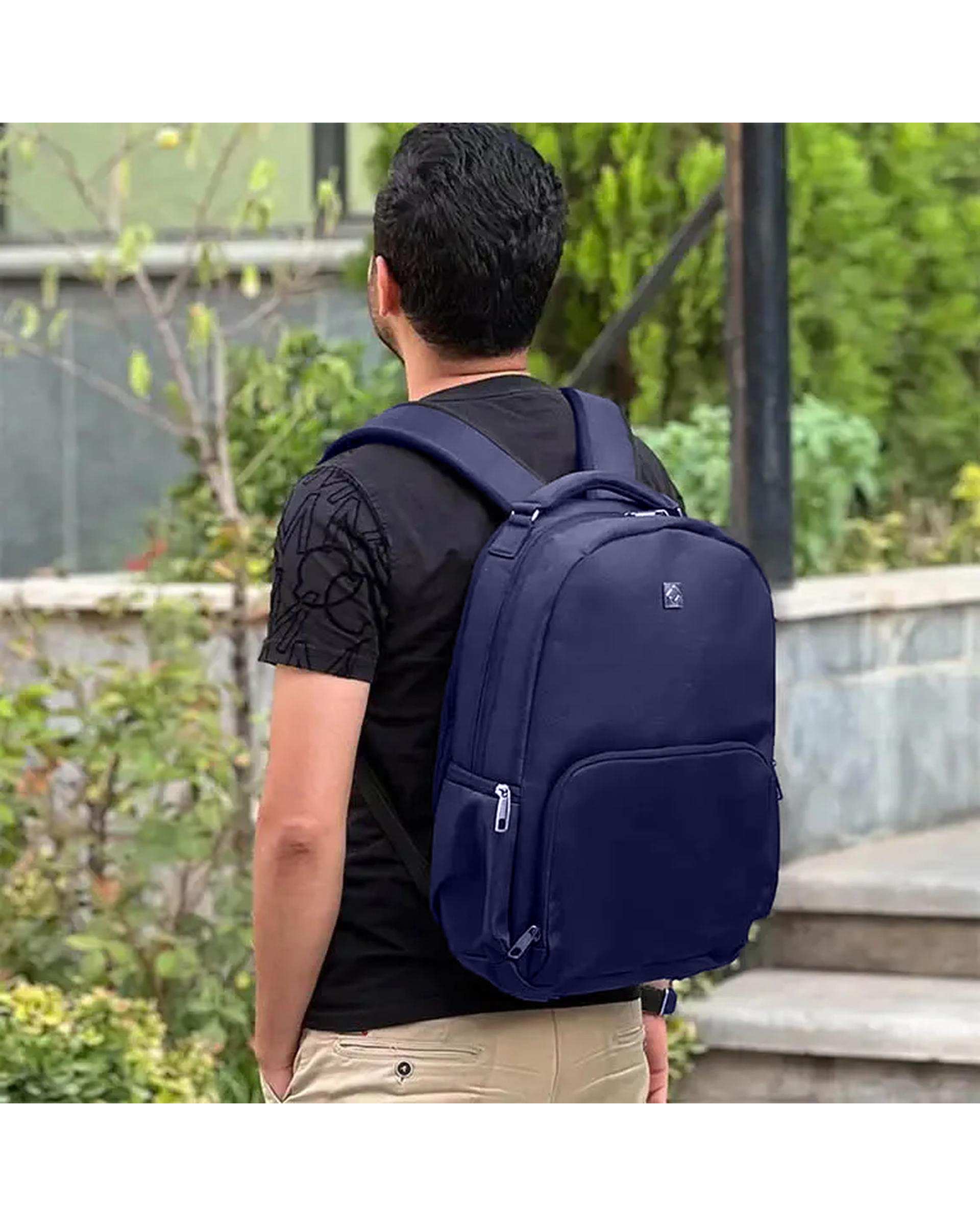 کوله پشتی لپ تاپ سرمه ای گوگانا Googana مدل GOOG8856