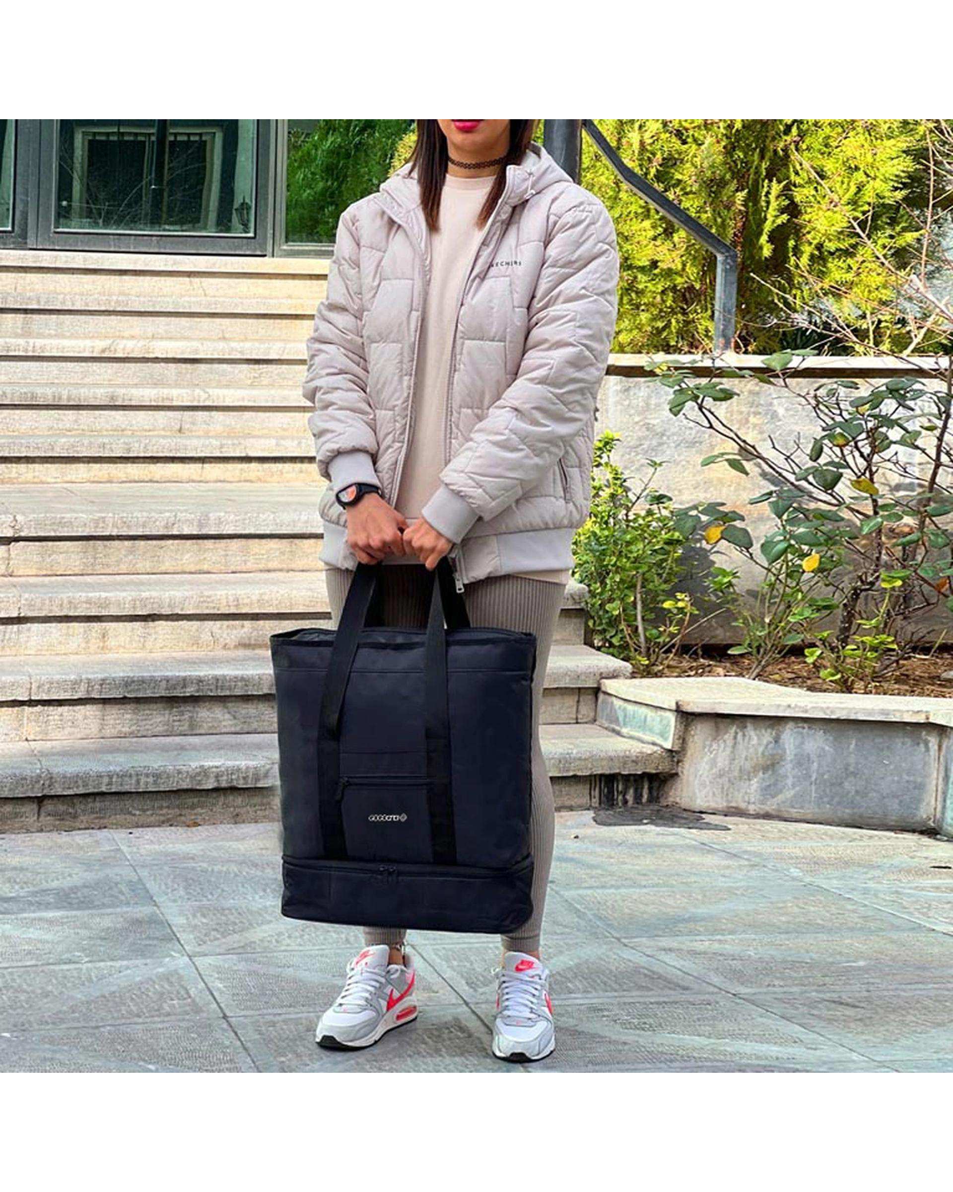 ساک مسافرتی عایق دار مشکی گوگانا Googana مدل GOOG99035 HOT COLD