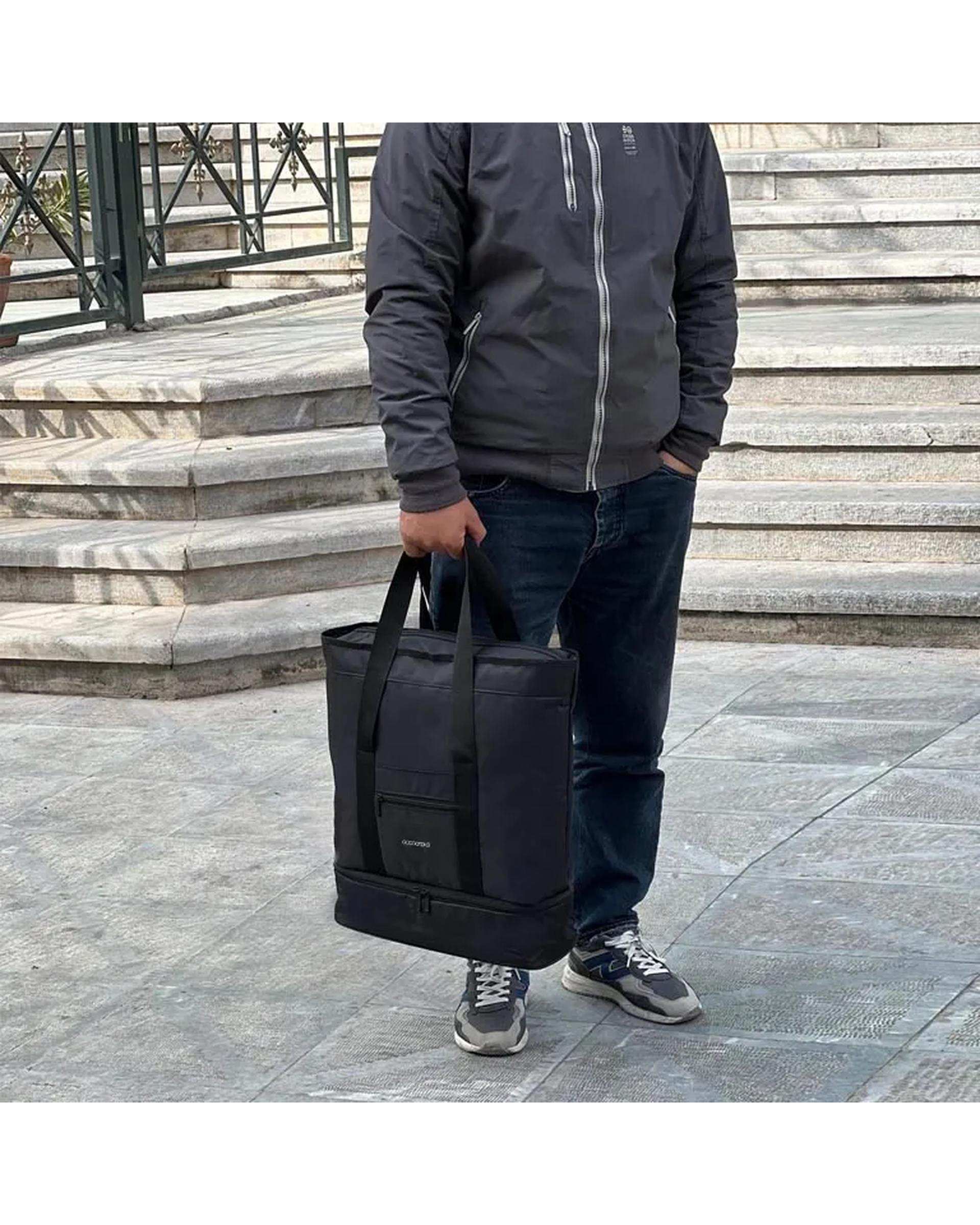 ساک مسافرتی عایق دار مشکی گوگانا Googana مدل GOOG99035 HOT COLD