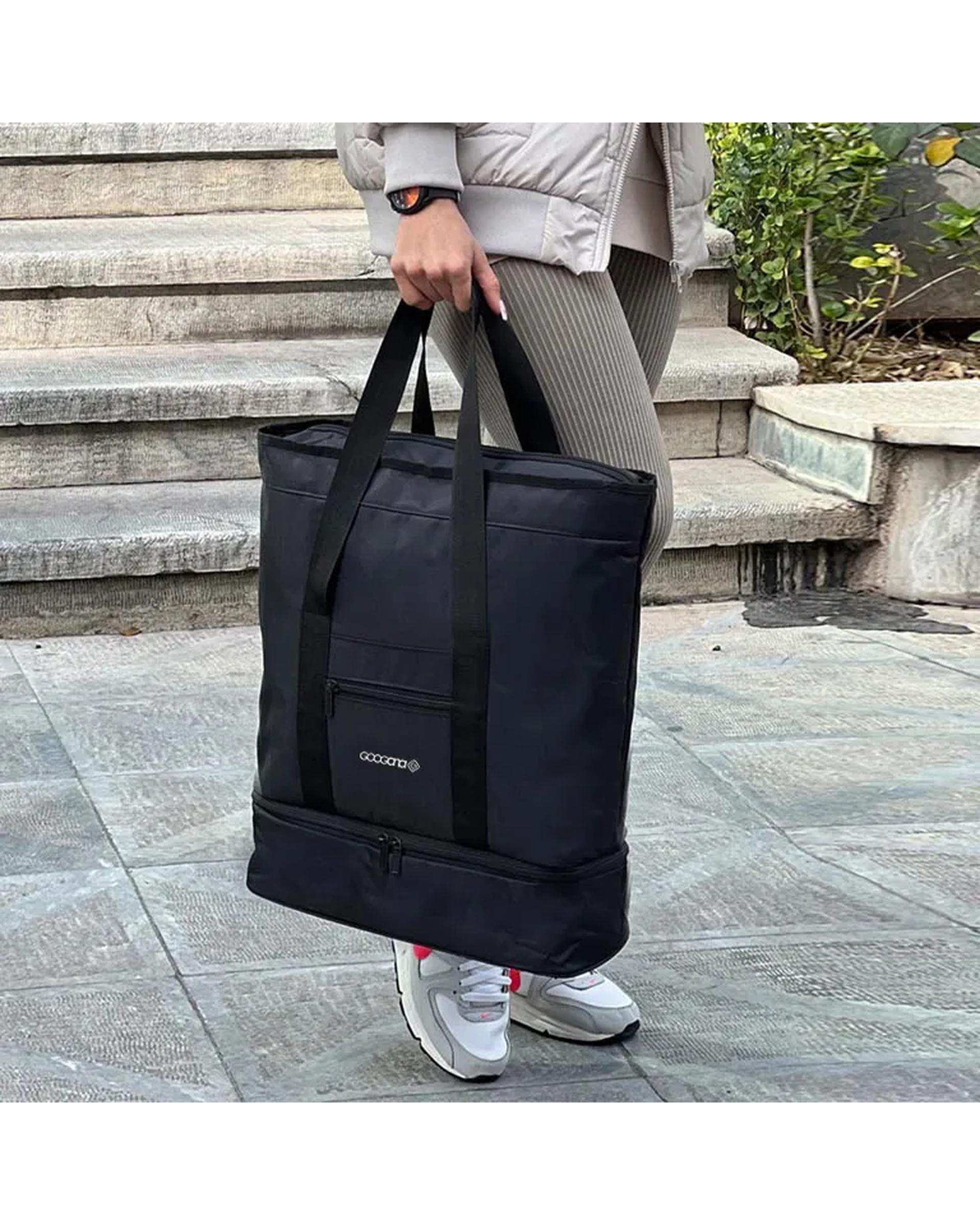 ساک مسافرتی عایق دار مشکی گوگانا Googana مدل GOOG99035 HOT COLD