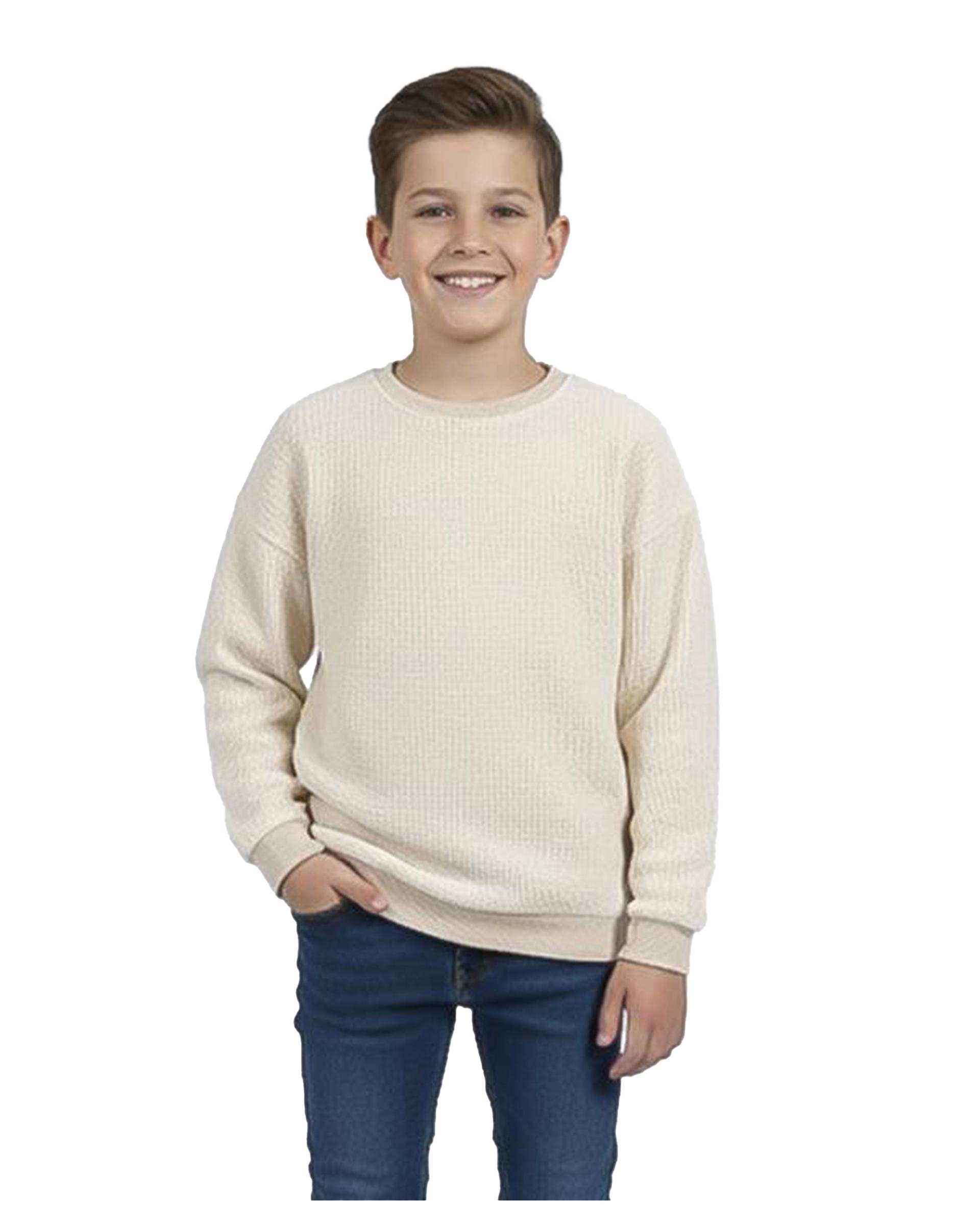 سویشرت پسرانه شیری مرینو Merino کد 1840