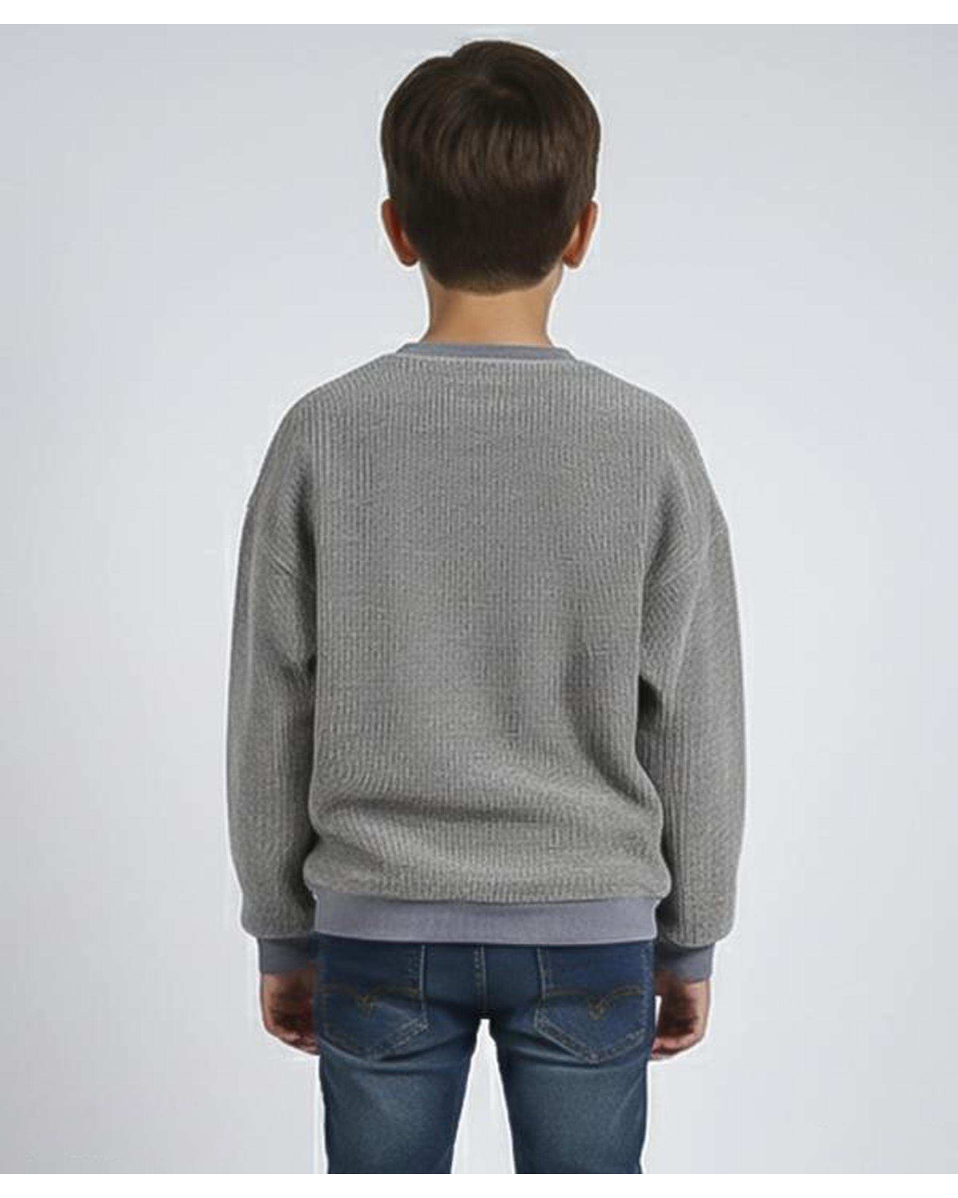 سویشرت پسرانه طوسی مرینو Merino کد 1840