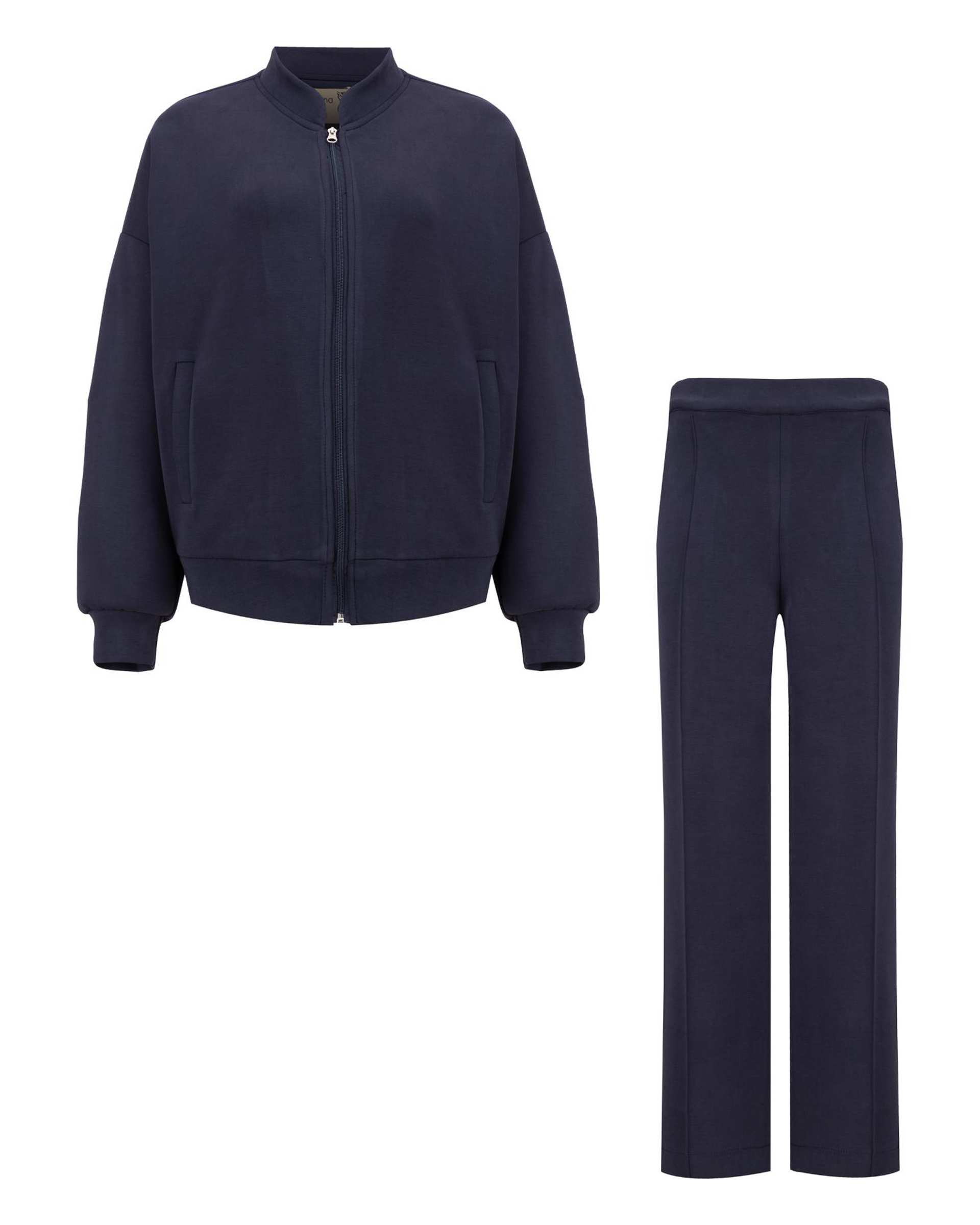 ست سویشرت و شلوار زنانه اویشو سرمه ای آماهی Amahi مدل روهان کد AA2394