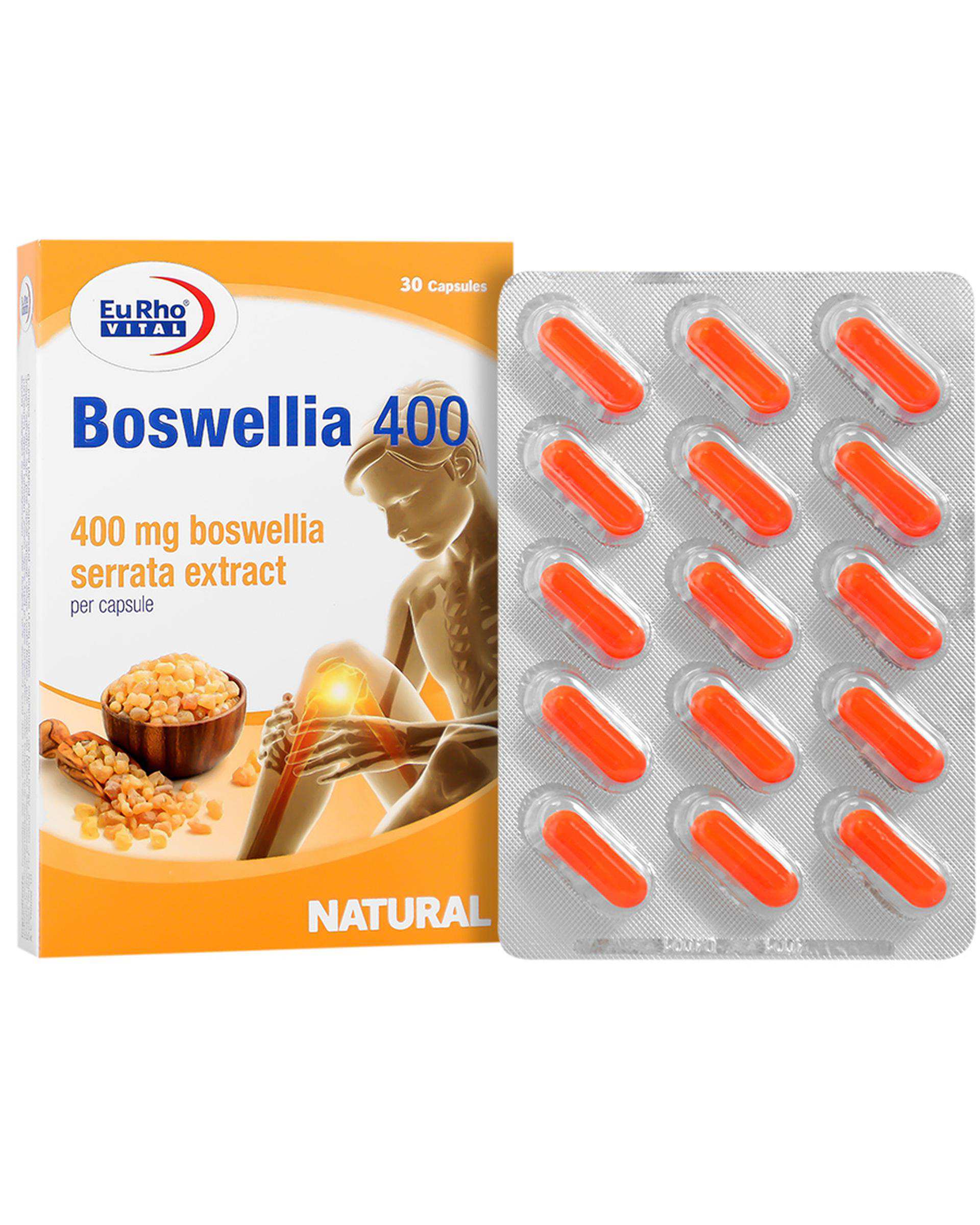 کپسول بوسولیا 400 یوروویتال بسته 30 عددی