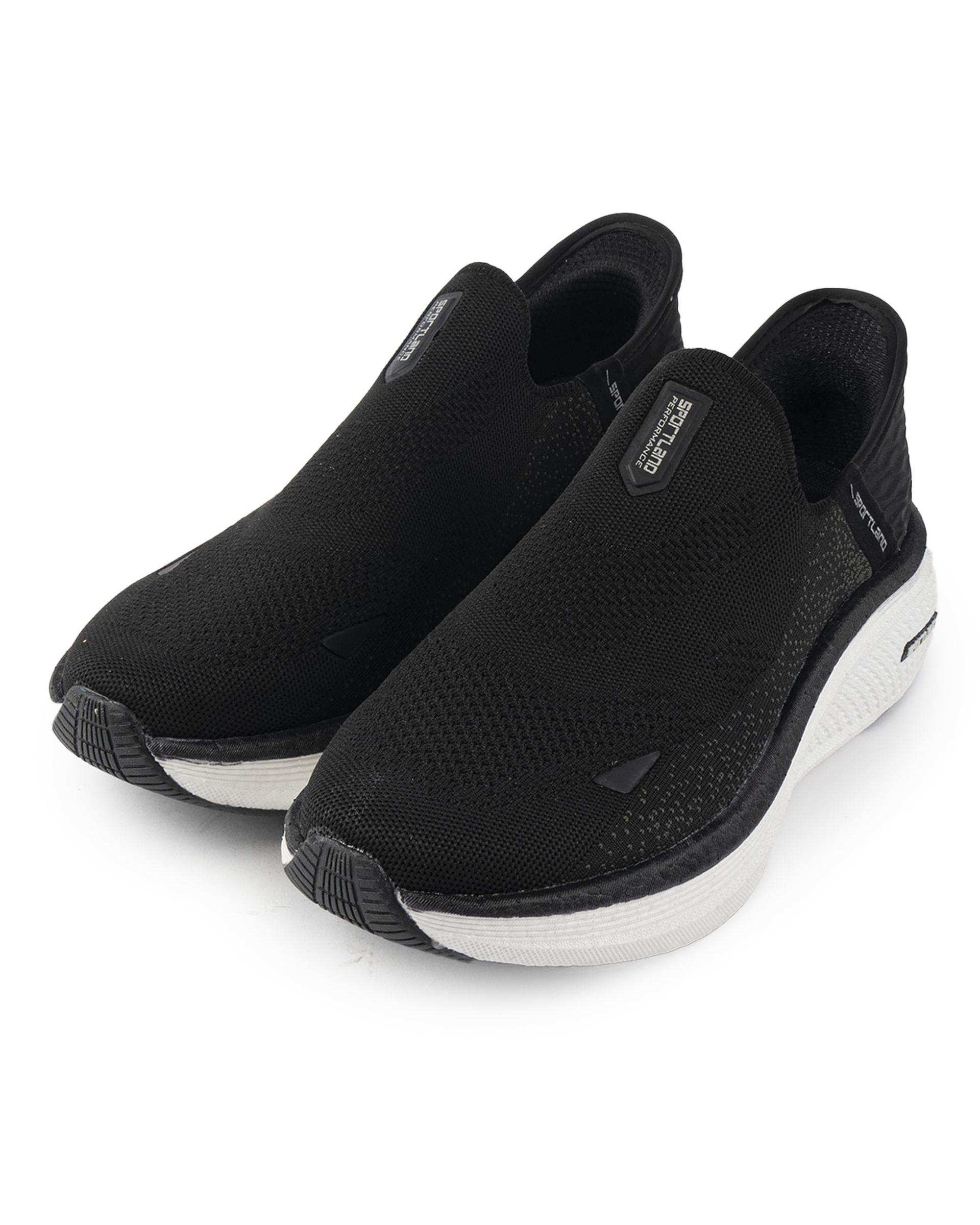 کفش ورزشی مردانه مشکی سفید اسپورتلند SportLand مدل Lite Sprint M کد 119816
