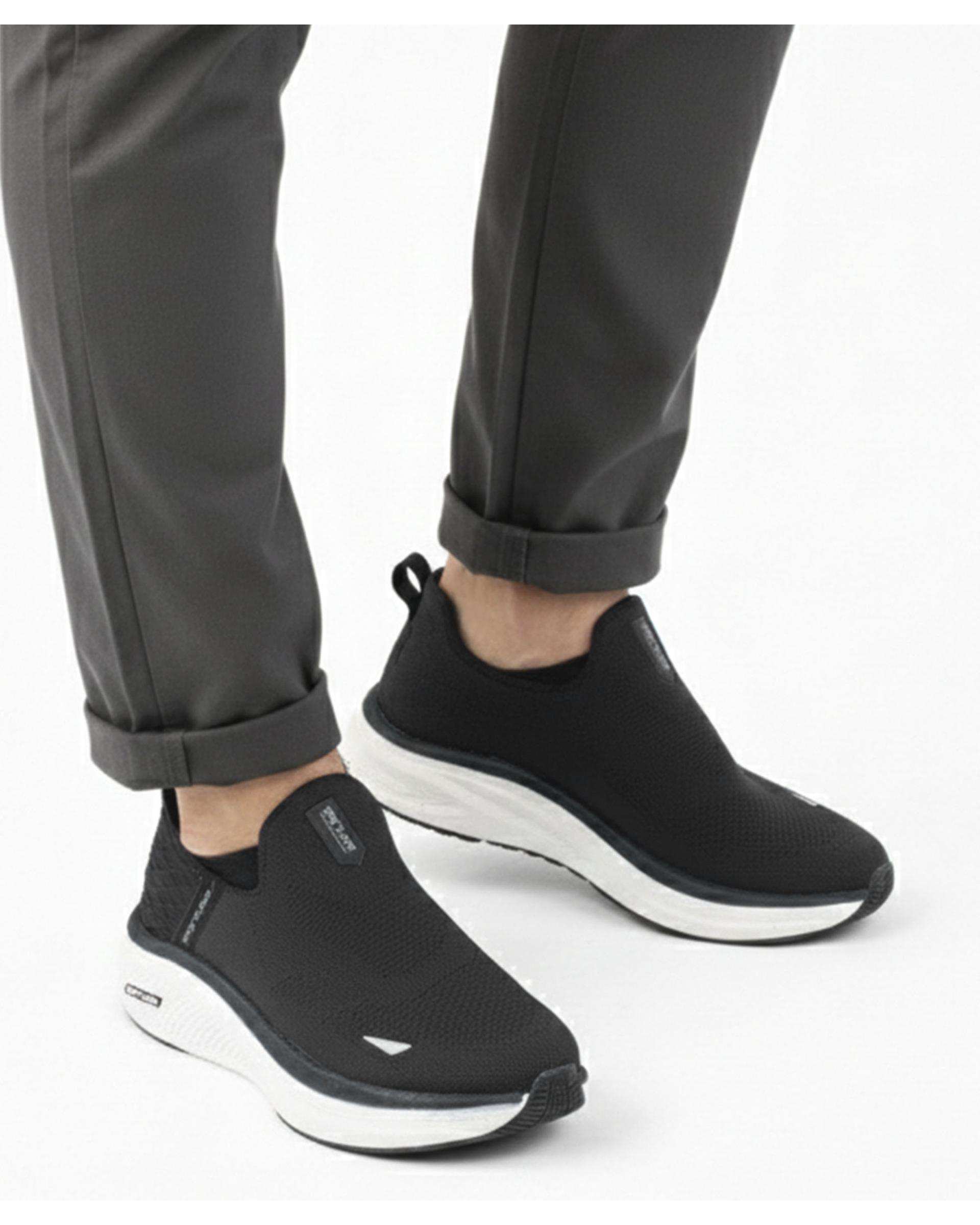 کفش ورزشی مردانه مشکی سفید اسپورتلند SportLand مدل Lite Sprint M کد 119816