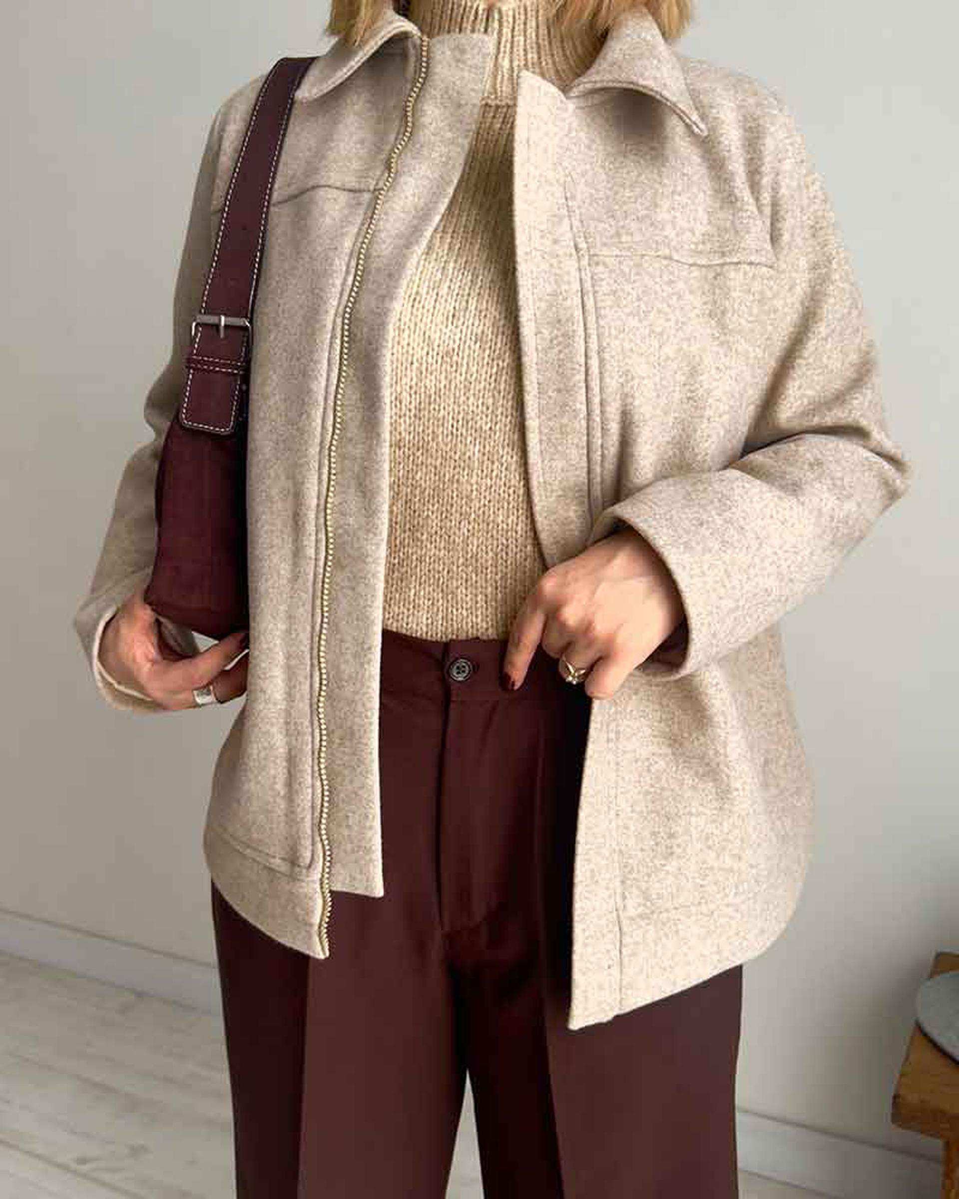 جکت زنانه کرم نگار ندایی Negar Nedaei مدل Blanco