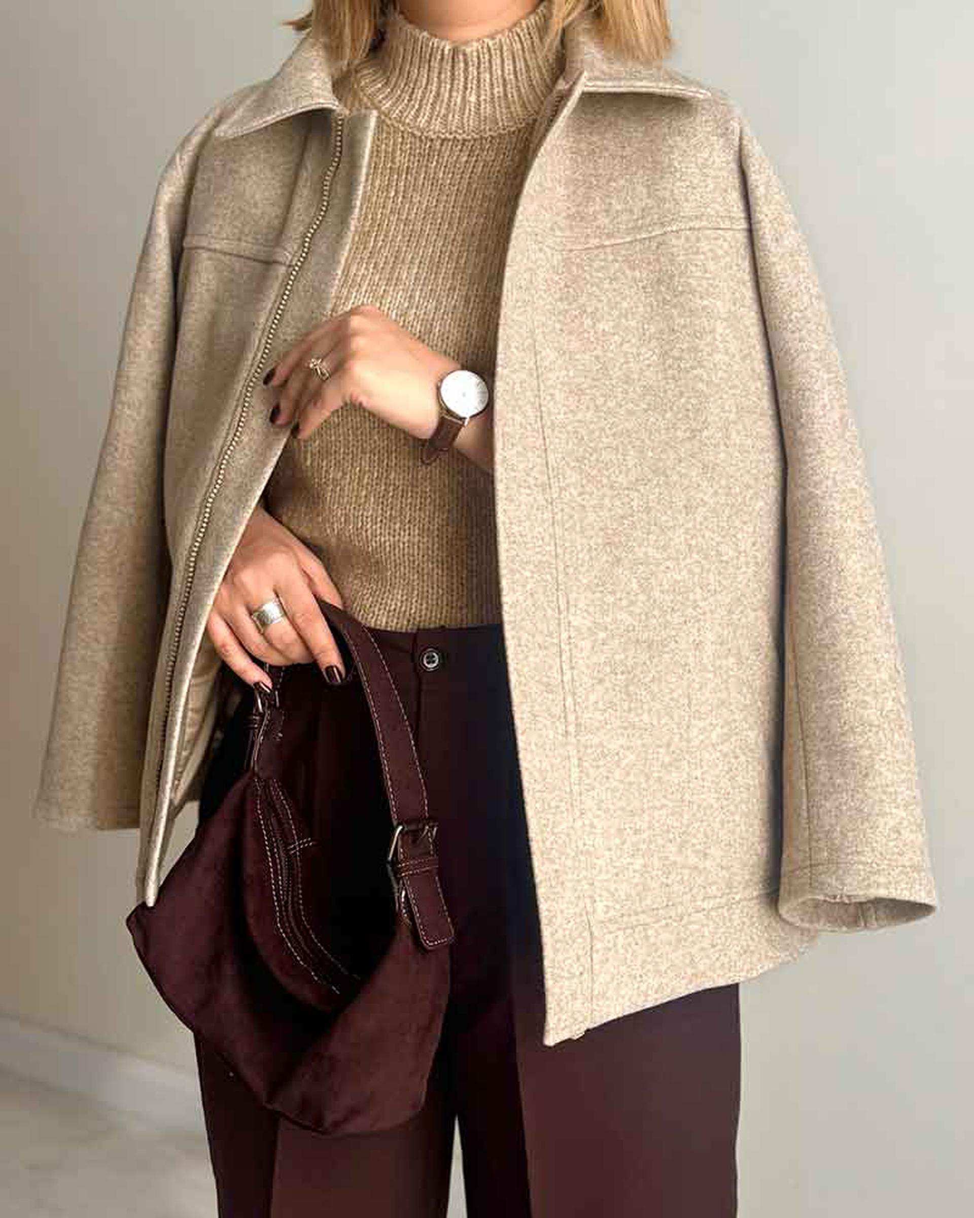 جکت زنانه کرم نگار ندایی Negar Nedaei مدل Blanco