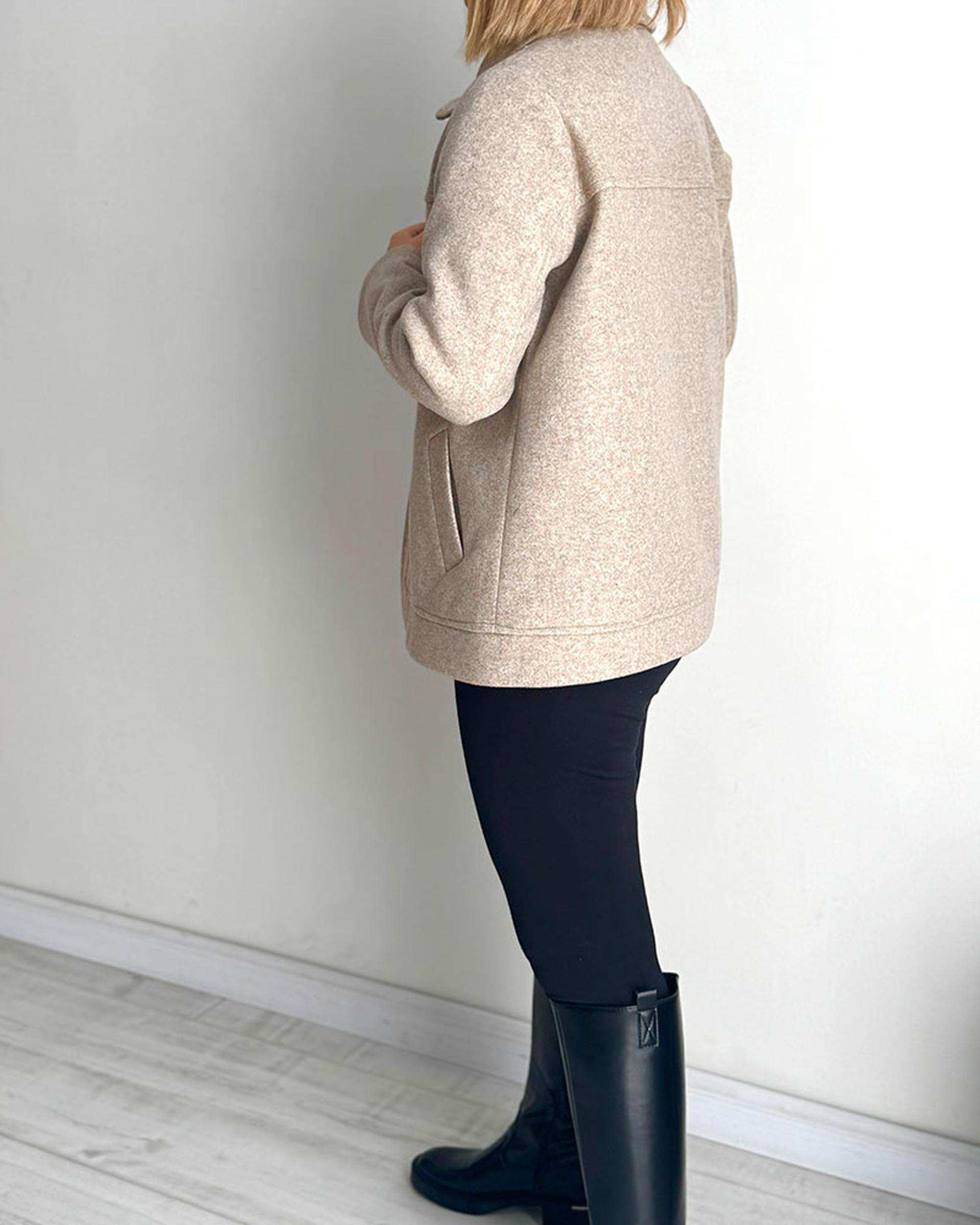 جکت زنانه کرم نگار ندایی Negar Nedaei مدل Blanco