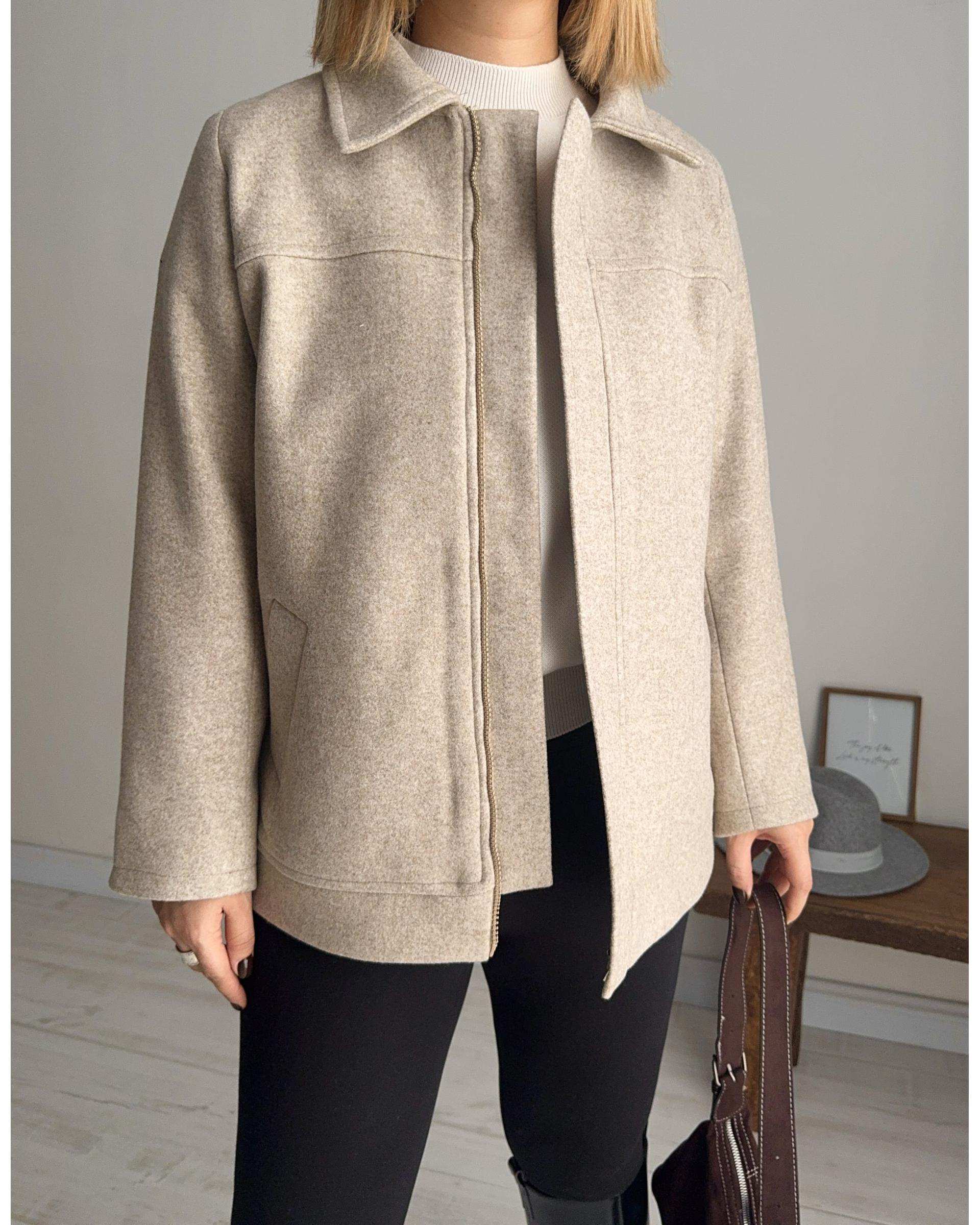 جکت زنانه کرم نگار ندایی Negar Nedaei مدل Blanco