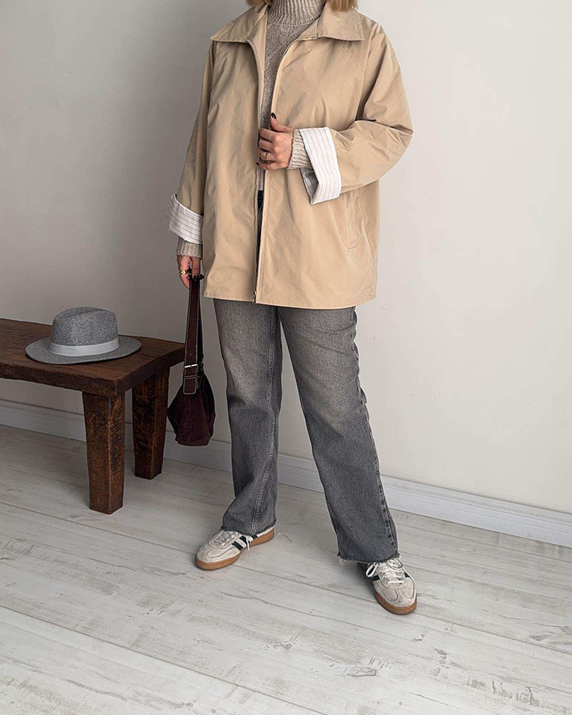 ترنچ کت زنانه قد 70 کرم نگار ندایی Negar Nedaei مدل fly