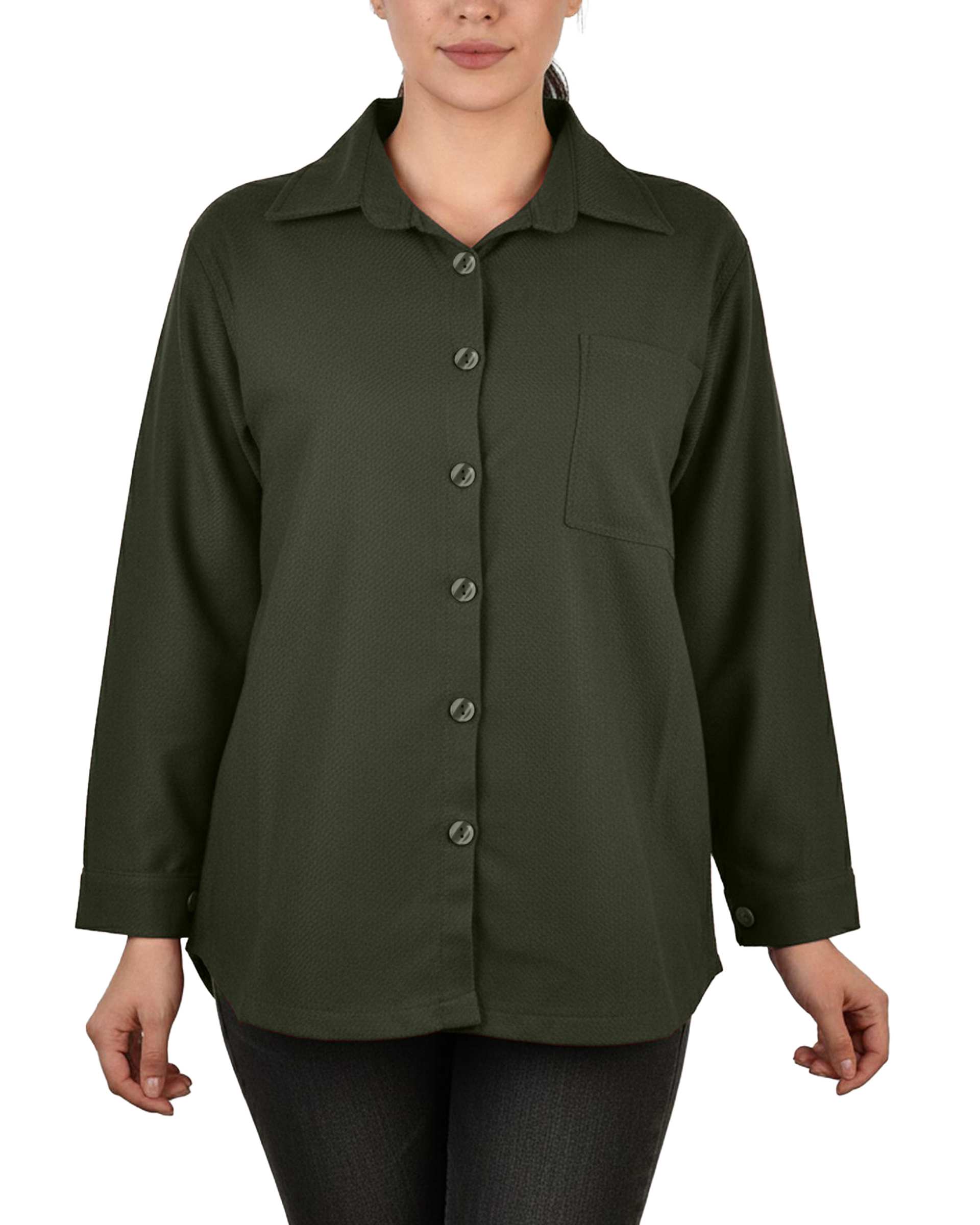 شومیز زنانه کشمیر سبز کد 343