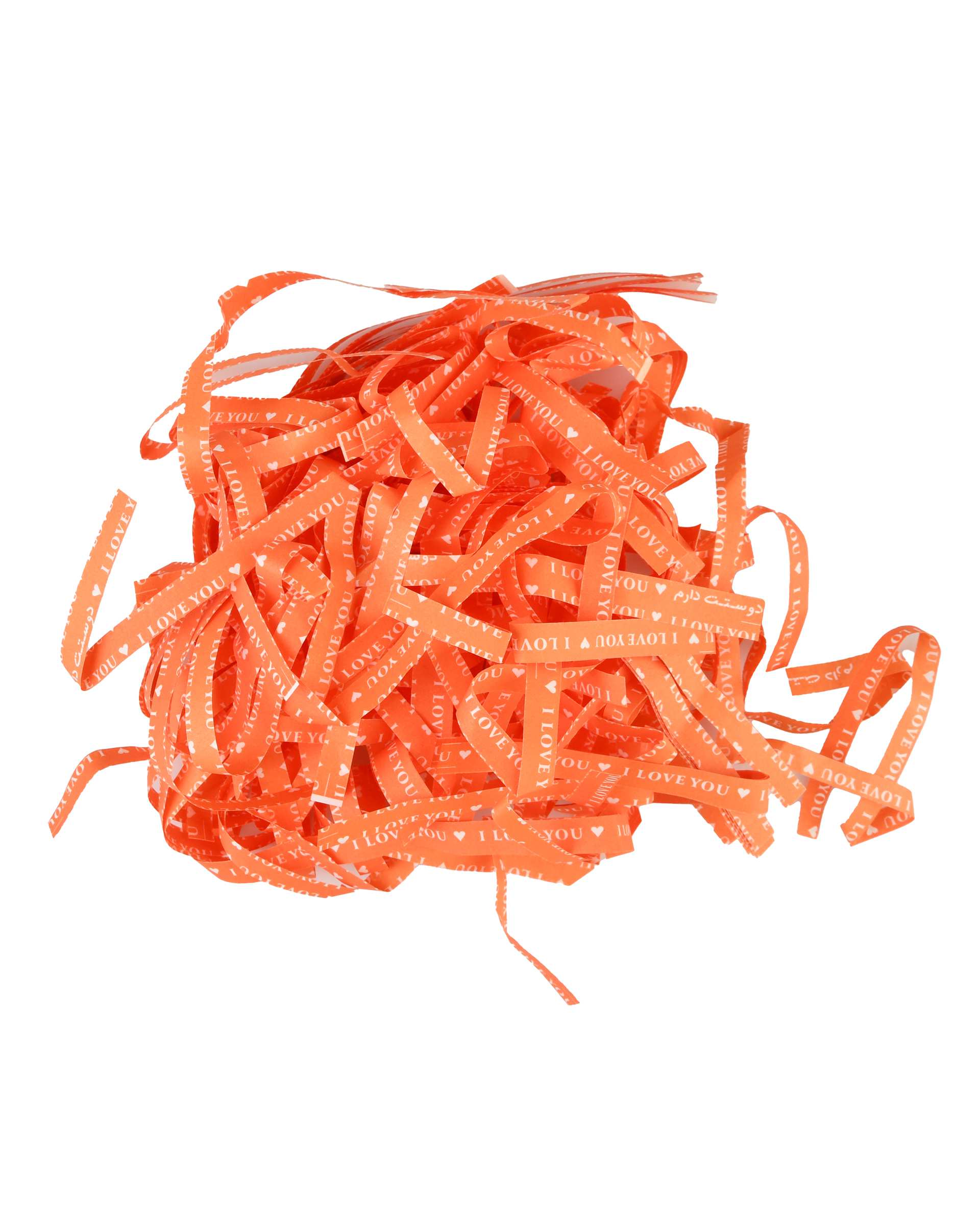 پوشال نارنجی دلربا Delroba طرح I LOVE YOU