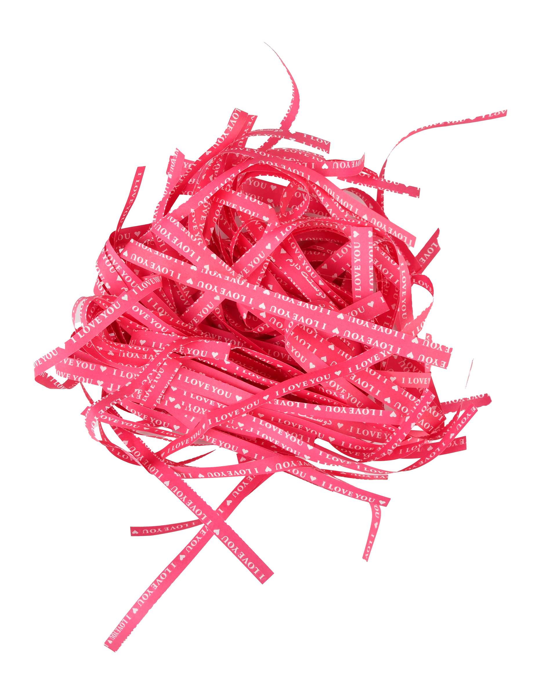 پوشال سرخابی دلربا Delroba طرح I LOVE YOU