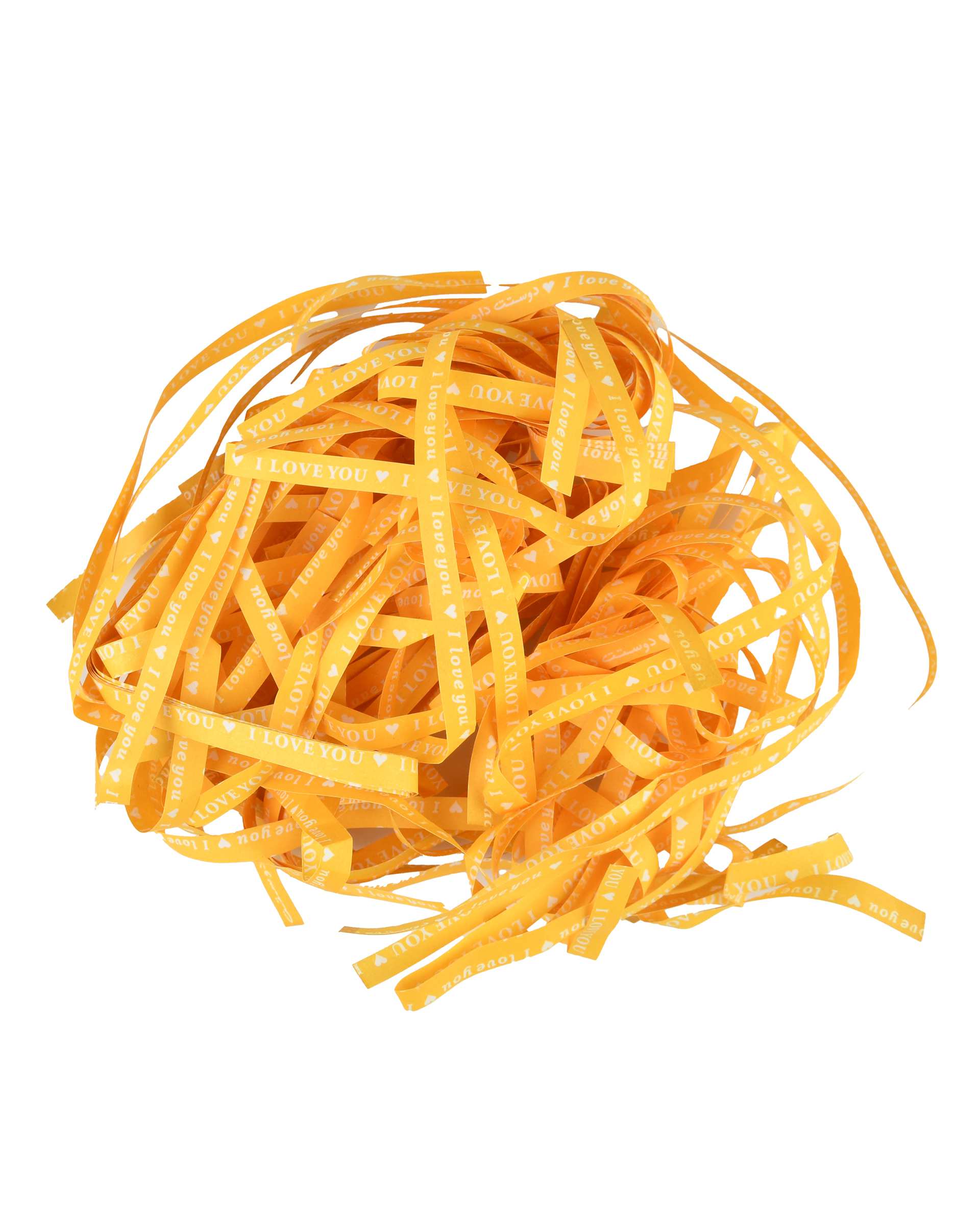 پوشال زرد دلربا Delroba طرح I LOVE YOU