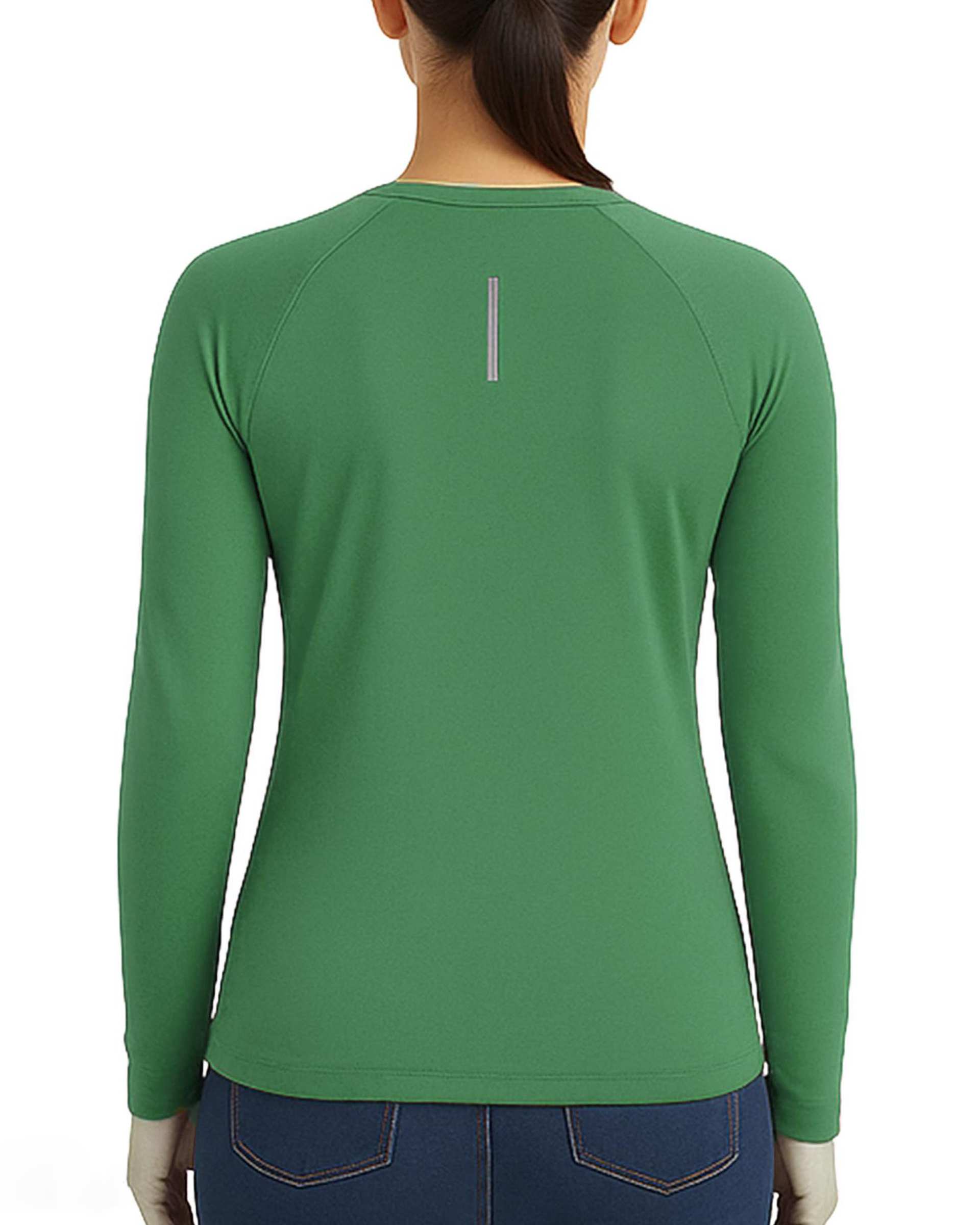 تیشرت ورزشی زنانه آستین بلند سبز چمنی یونی پرو Unipro کد 812394401