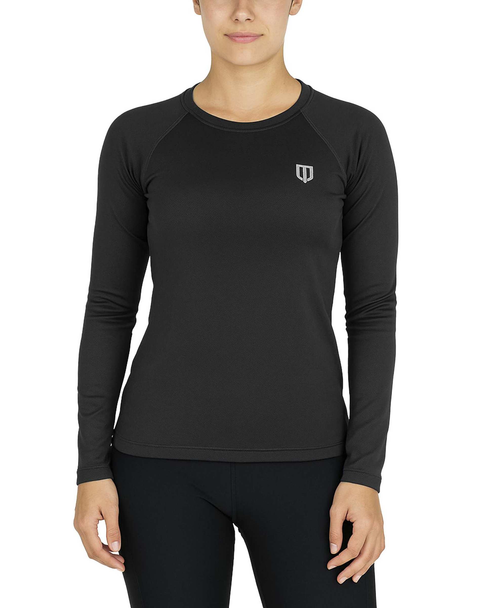 تیشرت ورزشی زنانه آستین بلند مشکی یونی پرو Unipro کد 812394401