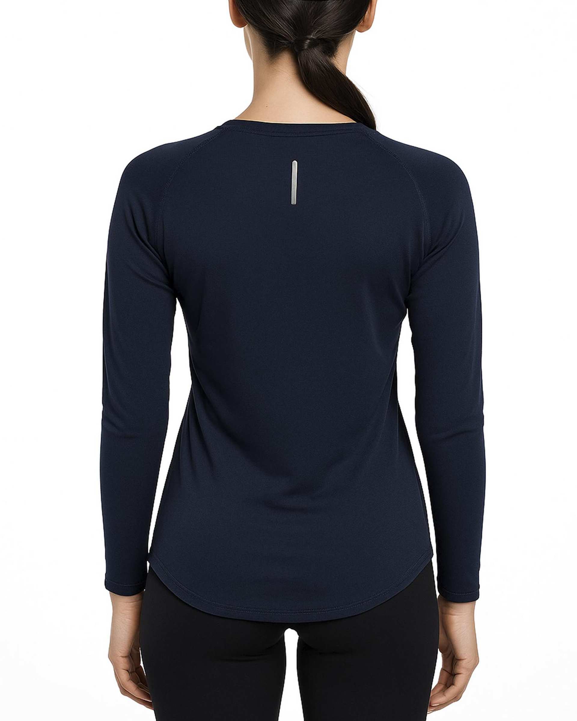 تیشرت ورزشی زنانه آستین بلند سرمه ای یونی پرو Unipro کد 812394401