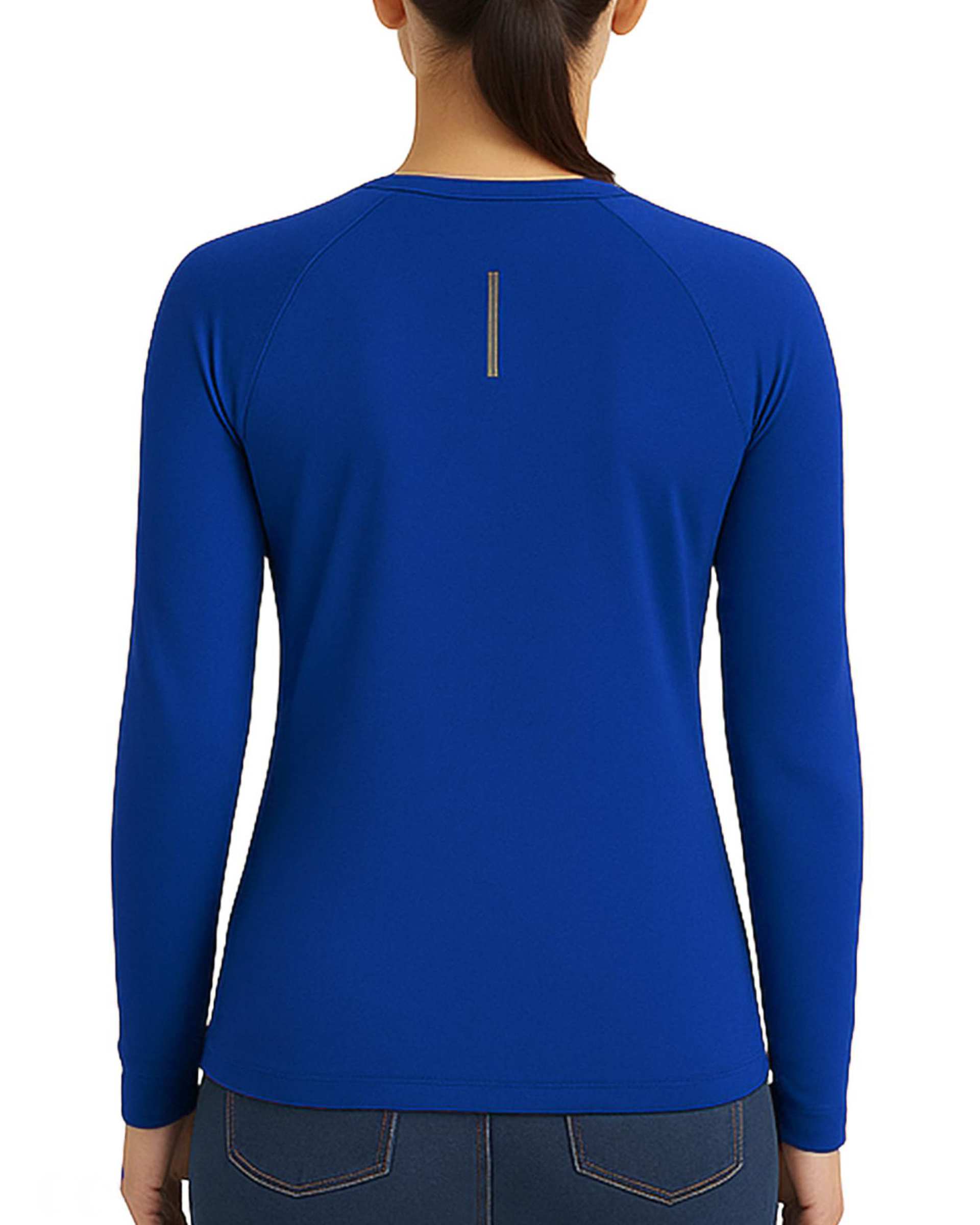 تیشرت ورزشی زنانه آستین بلند آبی یونی پرو Unipro کد 812394401